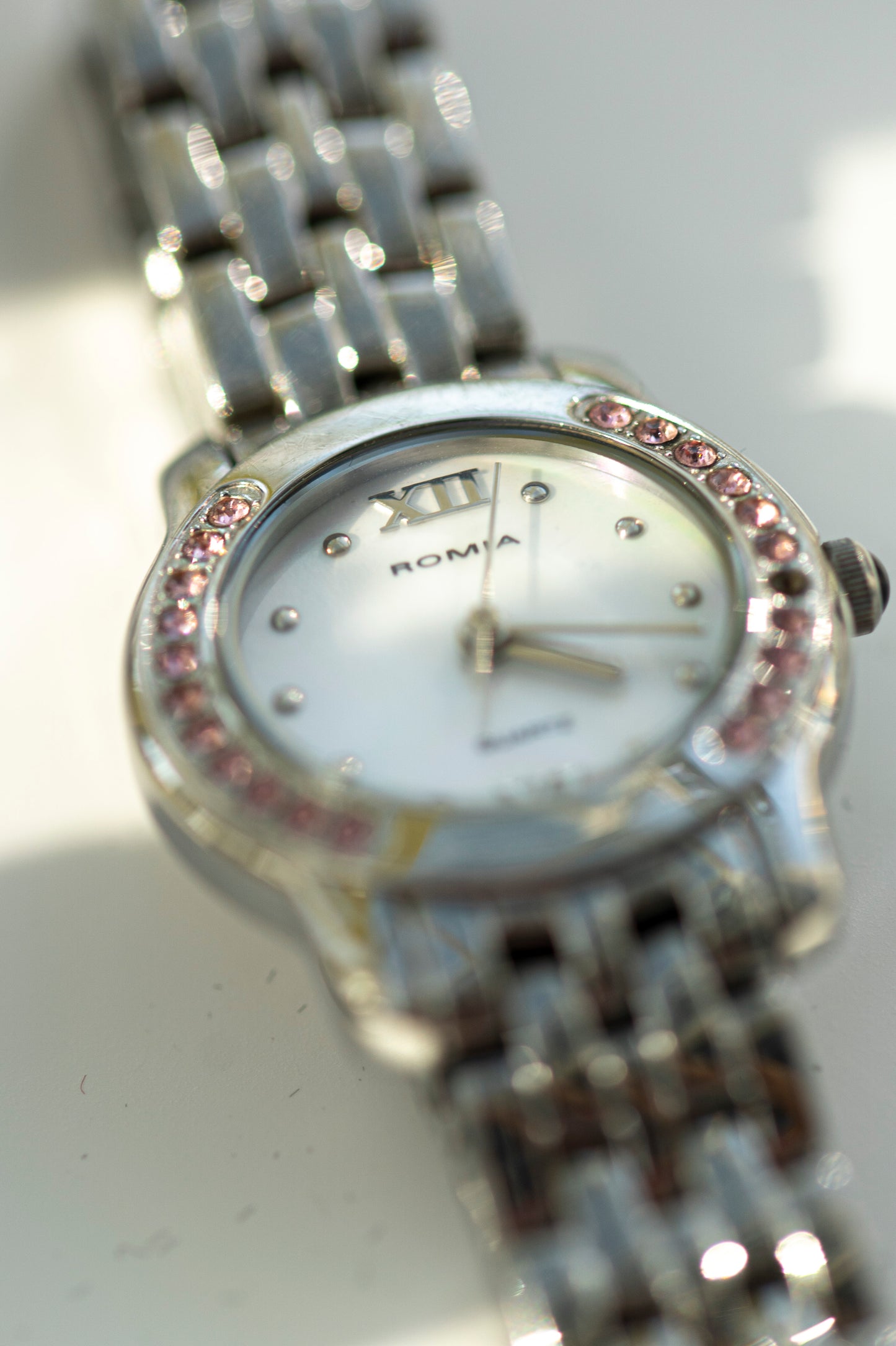 ROMIA STEEL QUARTZ SWISS PRELOVED WATCH