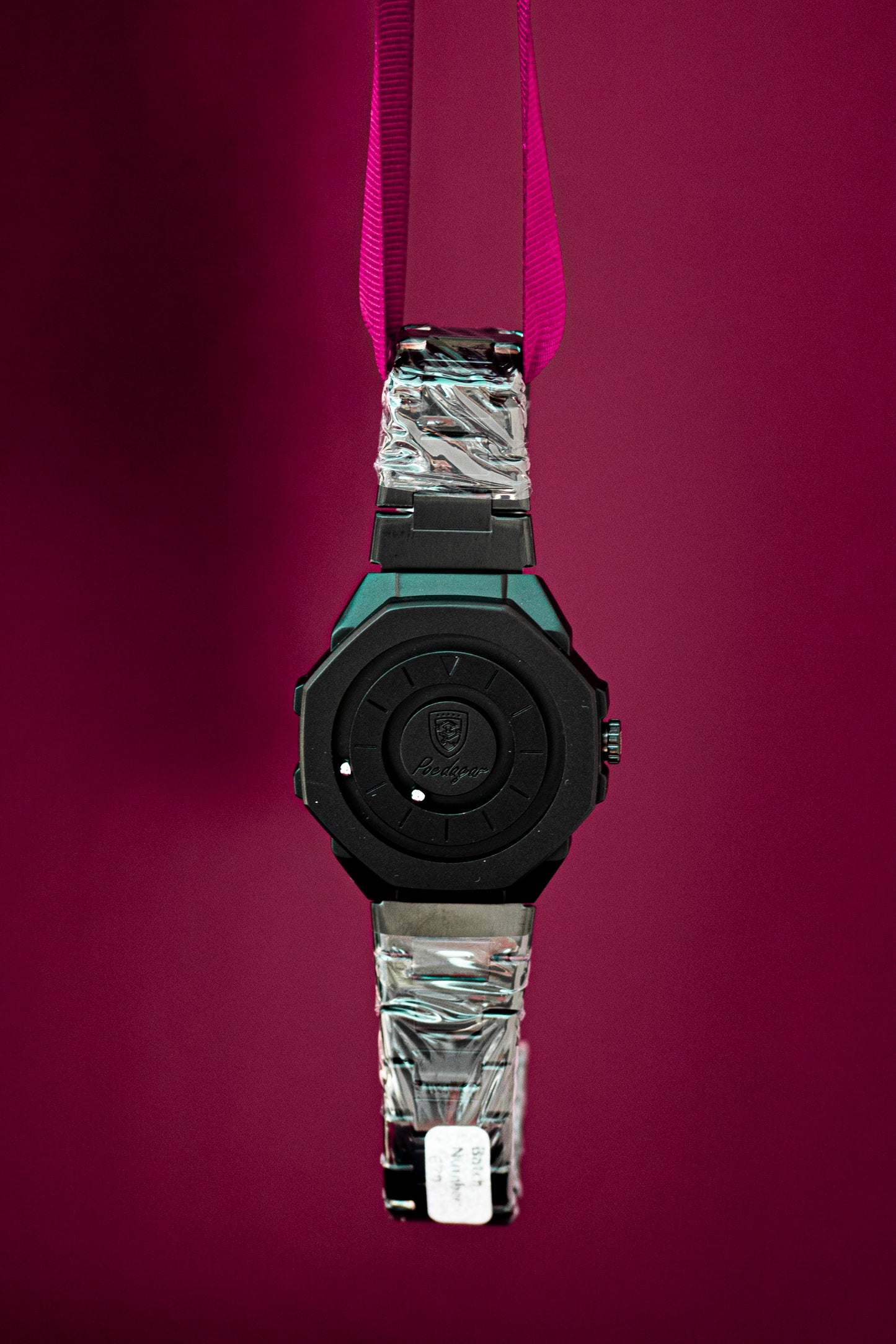 PORSHEN BLACK STEEL QUARTZ JAPAN FASHION WATCH