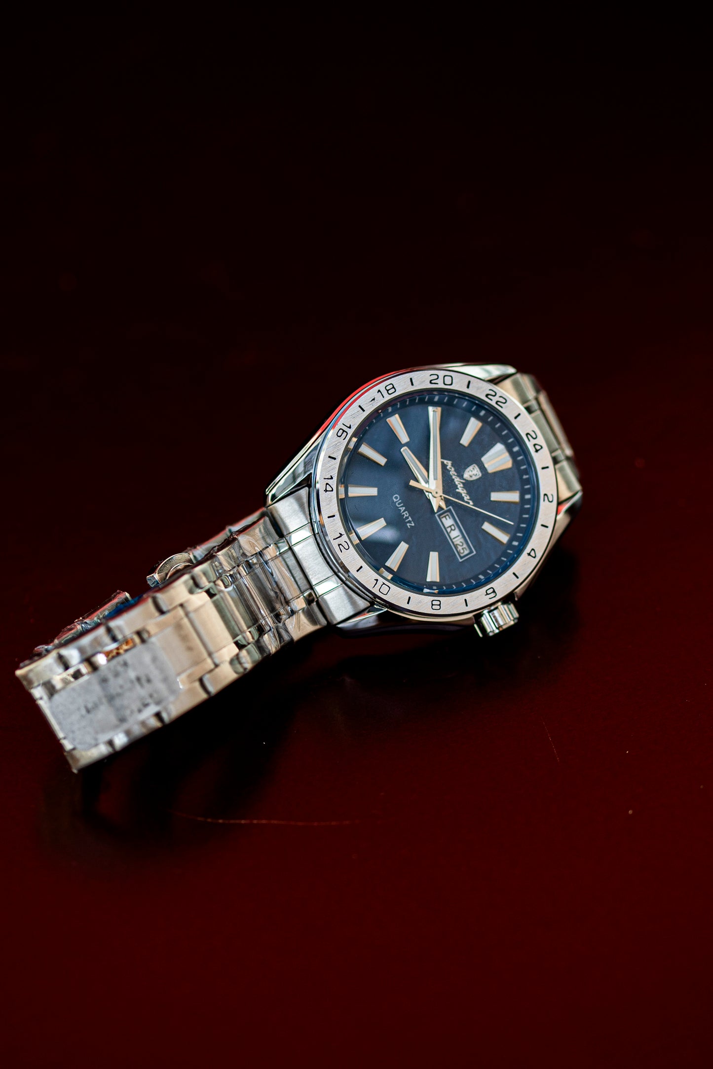POEDAGAR STEEL QUARTZ FASHION WATCH