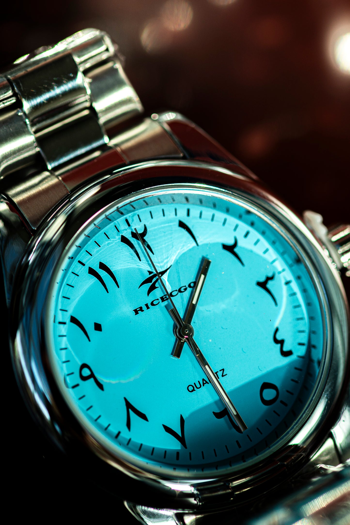 RICECGO STEEL QUARTZ JAPAN FASHION WATCH