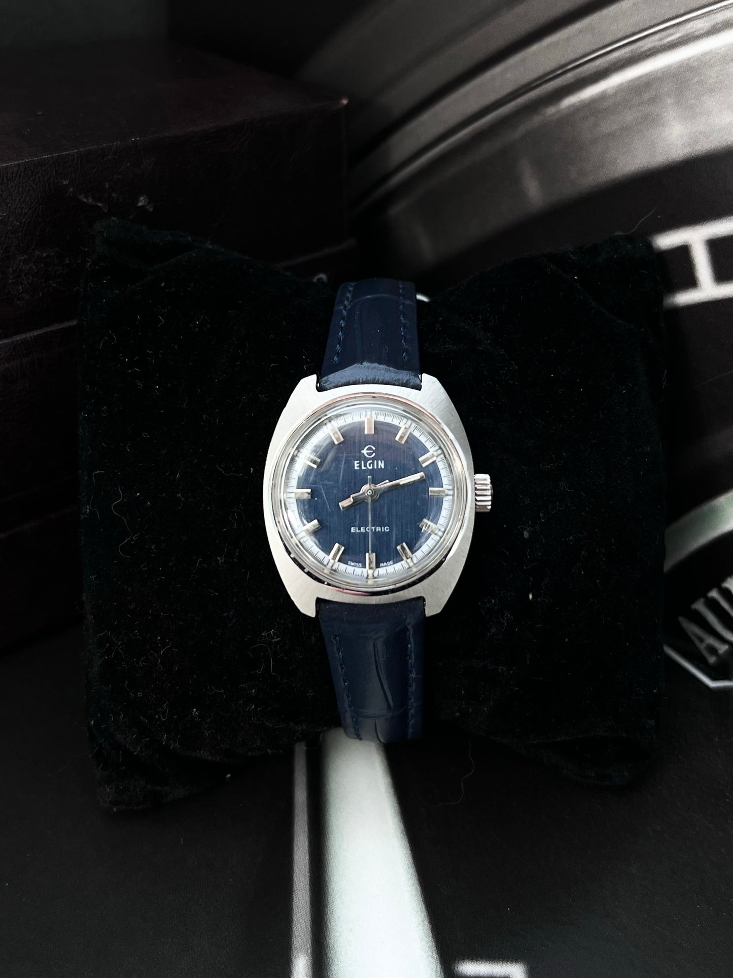 ELGIN ELECTRIC STEEL SWISS WATCH