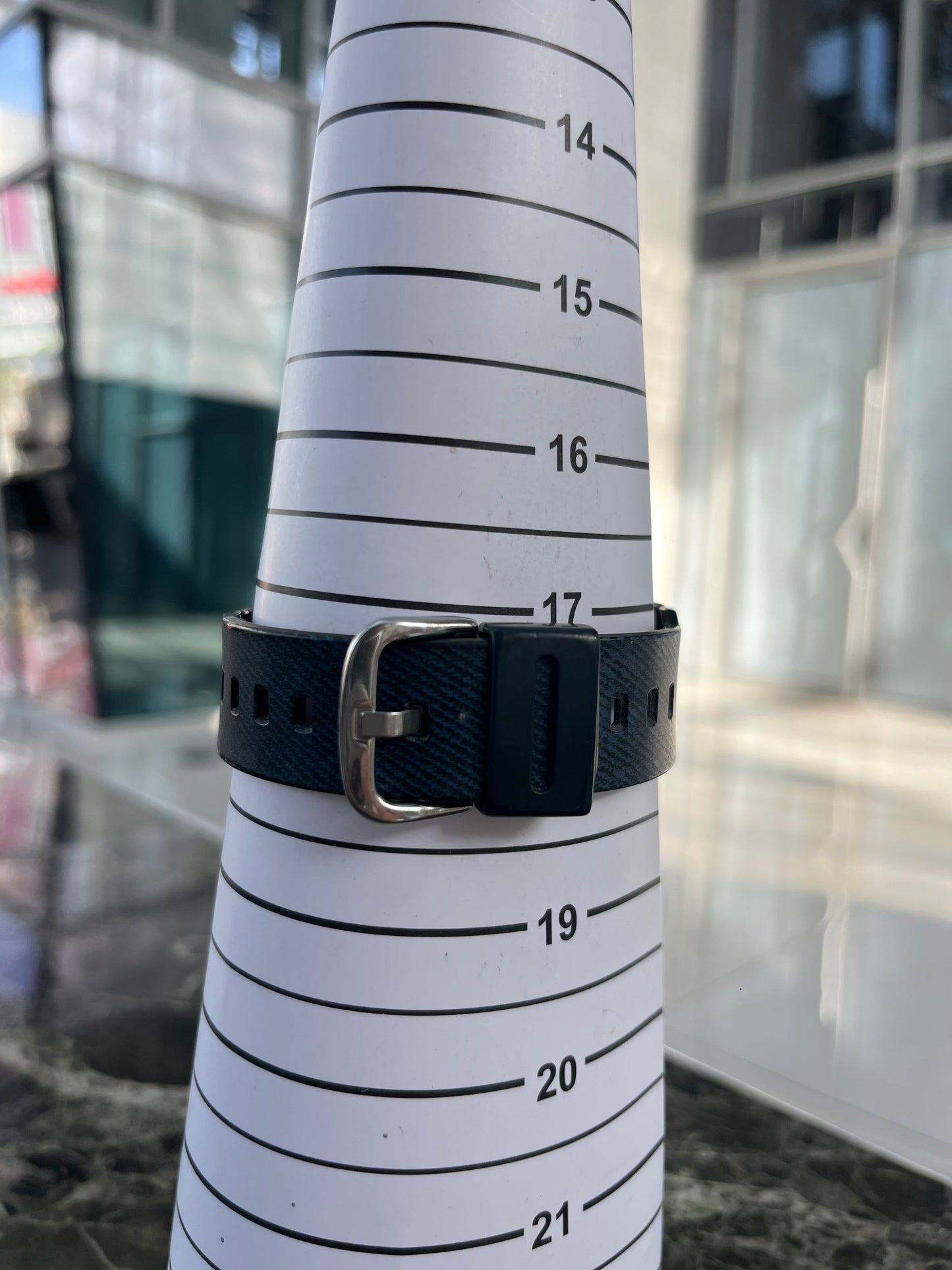 CASIO BABY-G WORLD TIME BLACK DENIM QUARTZ PRELOVED WATCH
