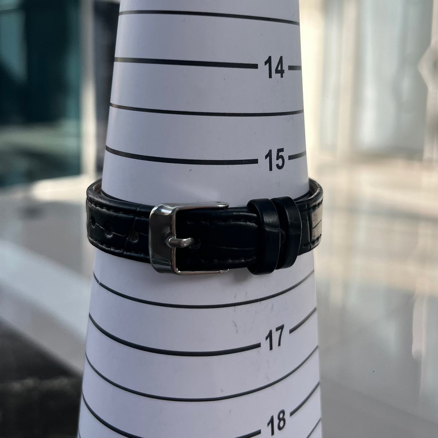 DREAM SQUARE DIAL BLACK STRAP QUARTZ JAPAN PRELOVED WATCH