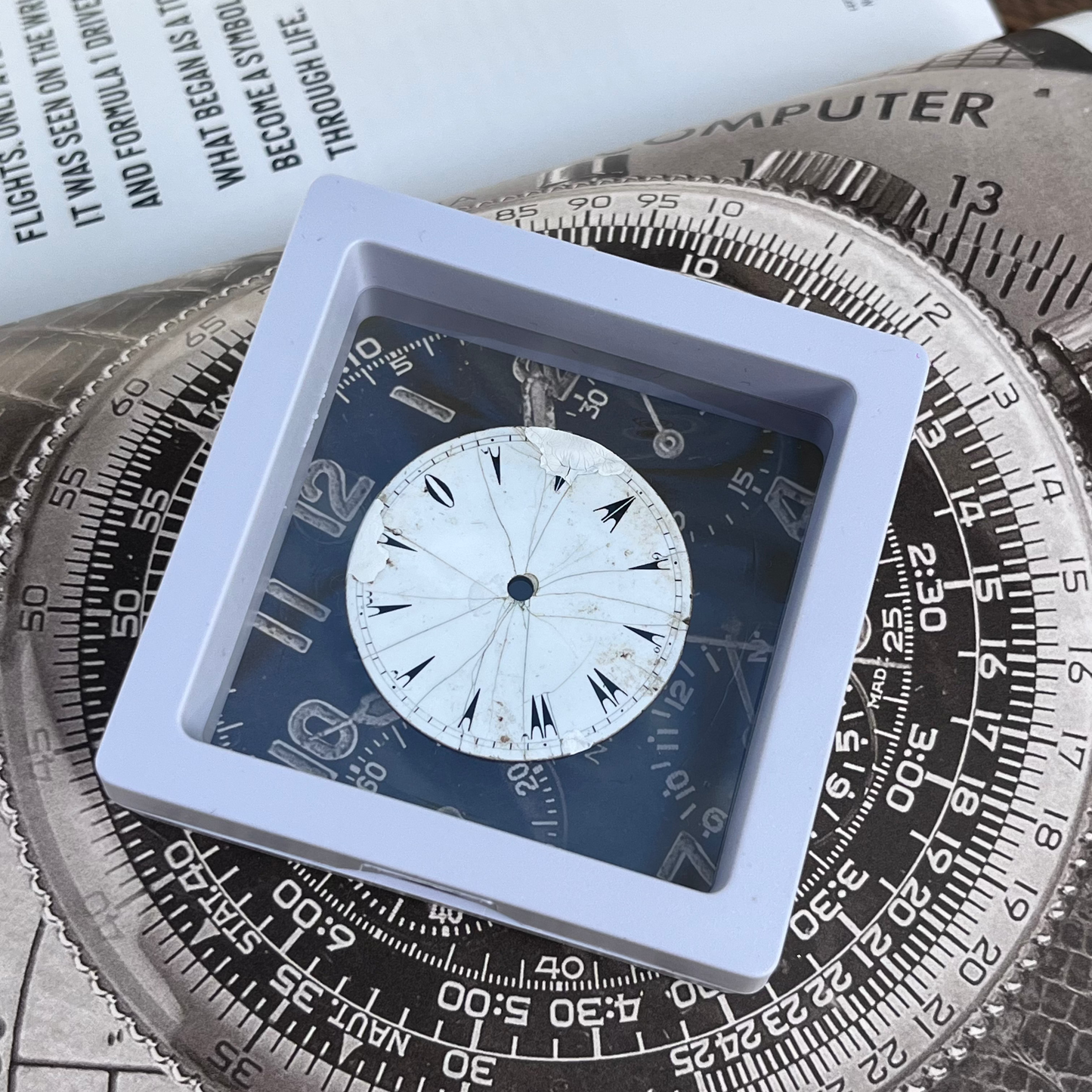 UNSIGNED ANTIQUE ENAMEL POCKET WATCH DIAL SWISS LATE 19TH CENTURY PRE-LOVED COLLECTOR’S DIAL WITH OTTOMAN-STYLE NUMERALS