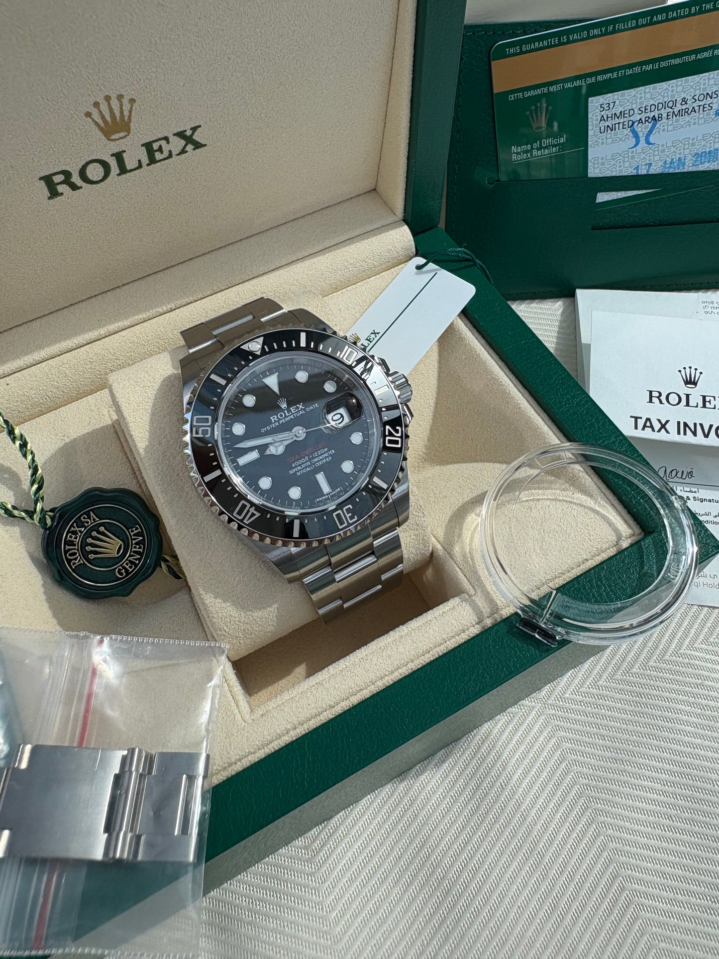 ROLEX SEA-DWELLER MARK I - LIKE NEVER USED- FULL SET SWISS AUTOMATIC PREOWNED WATCH