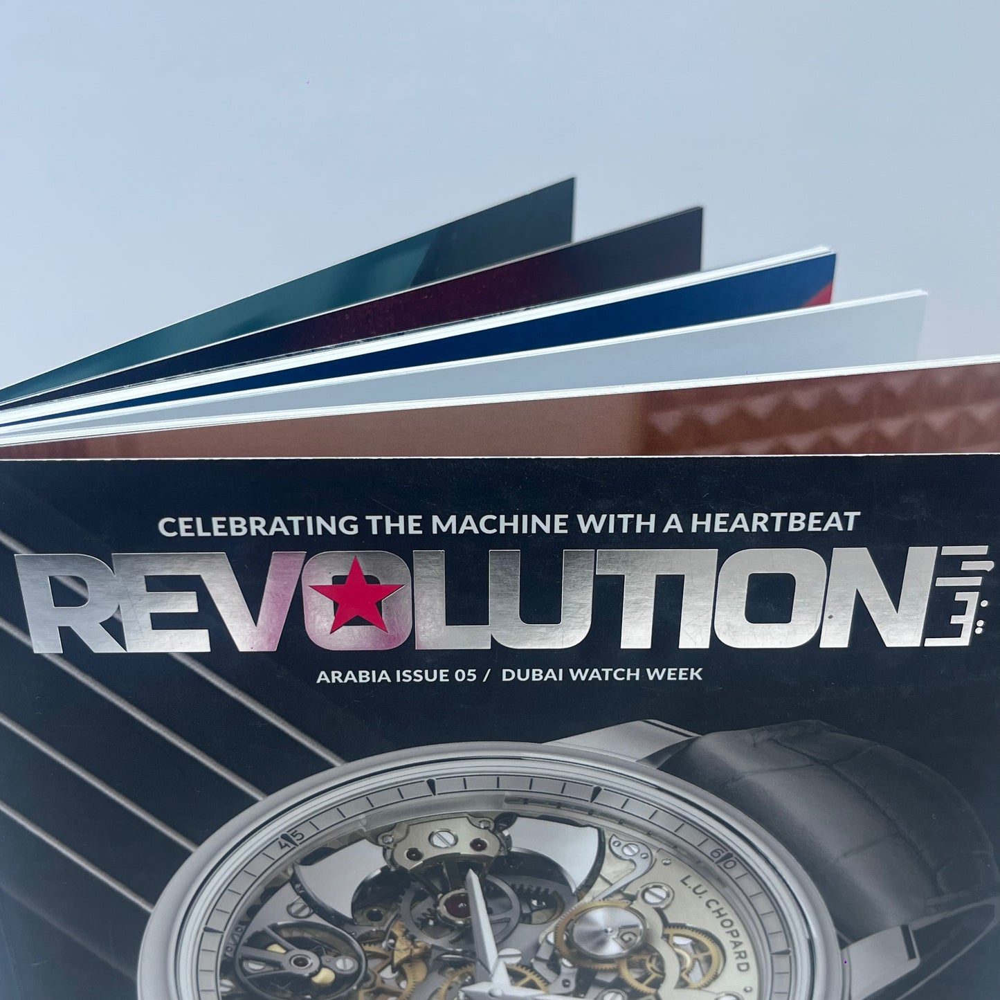 REVOLUTION MAGAZINE ARABIA ISSUE 05 "RESONANCE ETERNAL" DUBAI WATCH WEEK LUXURY WATCH HARDCOVER MAGAZINE