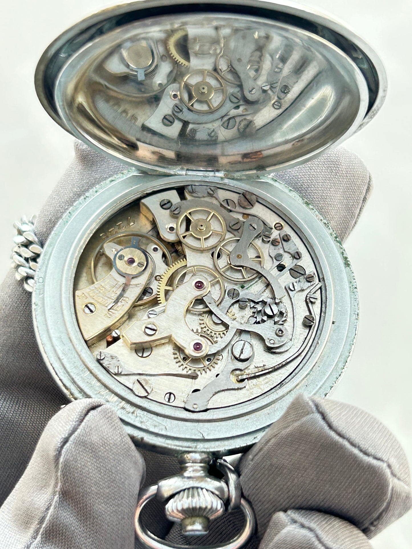 JASON TAMAYA TOKIO CHRONOGRAPH POCKET WATCH MANUAL WINDING JAPAN