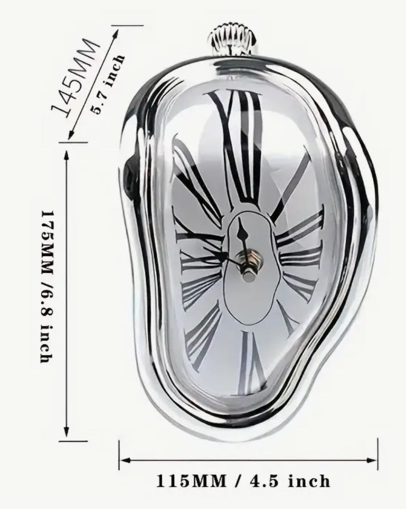 CRASH OR SALVADOR DALI DESIGN DESK WATCH QUARTZ CHINESE