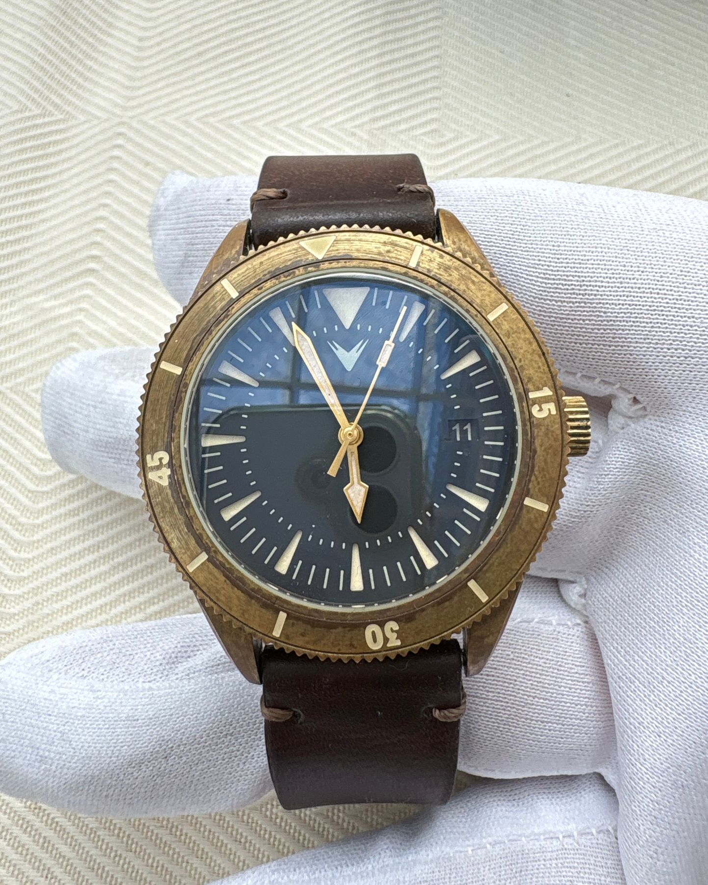 VENTUS MORI HERITAGE WITH SEIKO AUTOMATIC MVMNT JAPAN WATCH