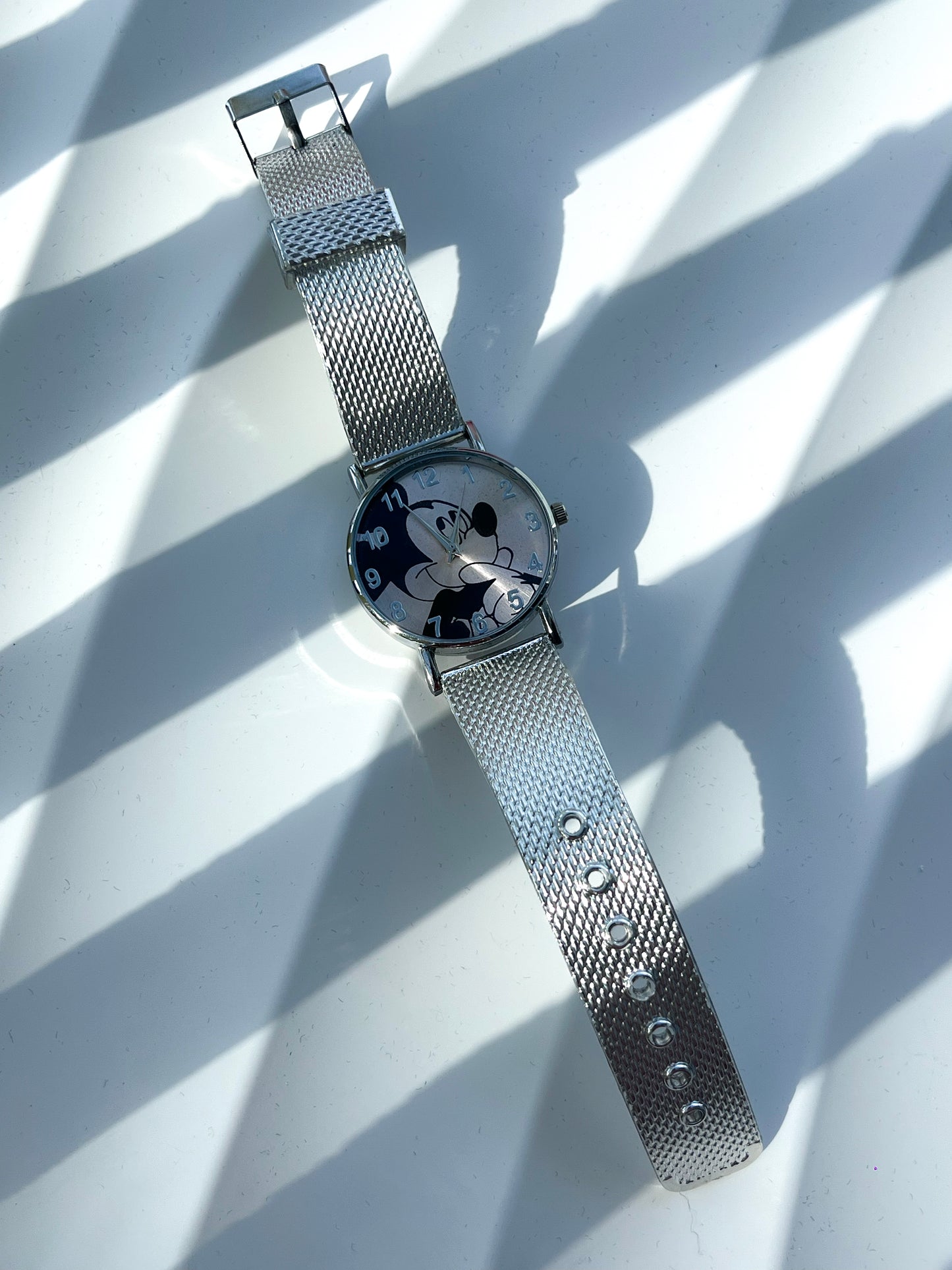 MICKEY MOUSE STEEL QUARTZ PRELOVED WATCH