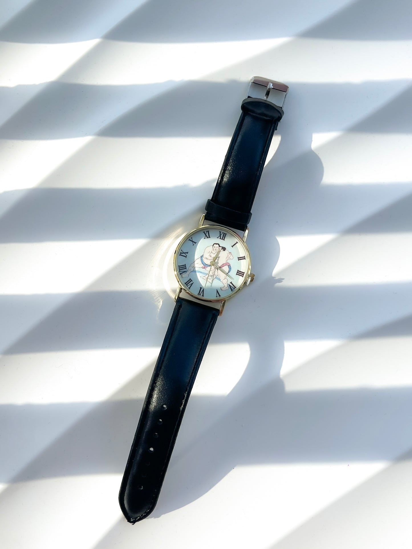 SUMO ART GOLD PLATED QUARTZ PRELOVED WATCH