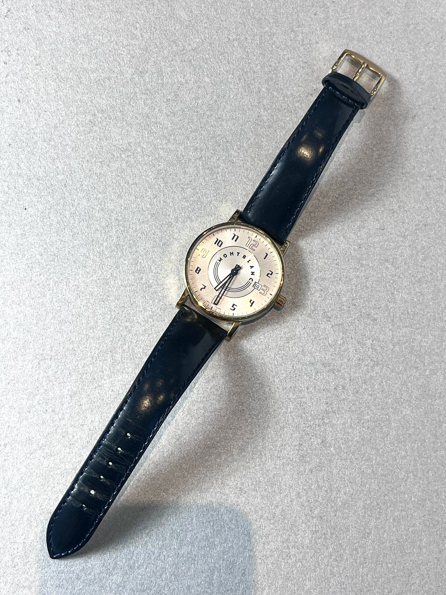 MONTBLANC SUMMIT GOLD PLATED SWISS QUARTZ PRELOVED WATCH
