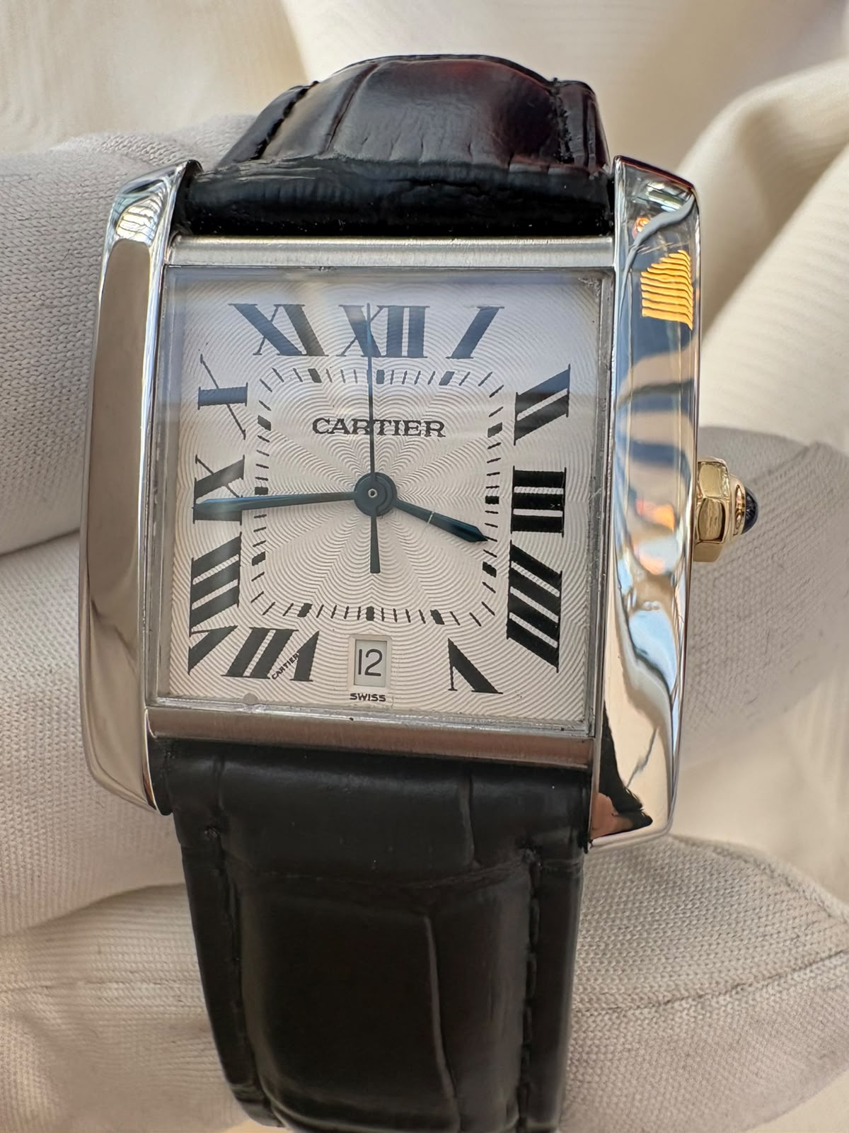 CARTIER TANK FRANÇAISE MEDIUM AUTOMATIC SWISS PRELOVED WATCH