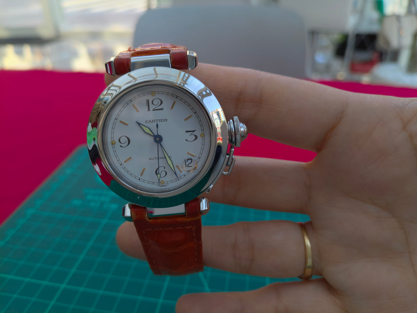 CARTIER PASHA AUTOMATIC PREOWNED SWISS