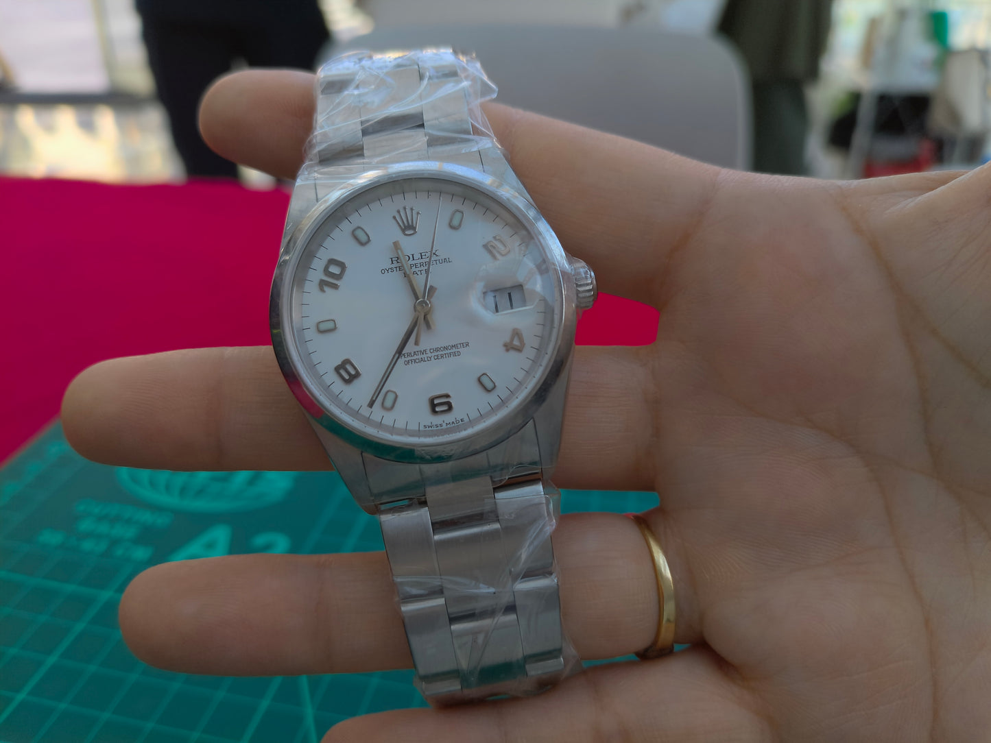 ROLEX OYSTER PERPETUAL DATEJUST AUTOMATIC SWISS