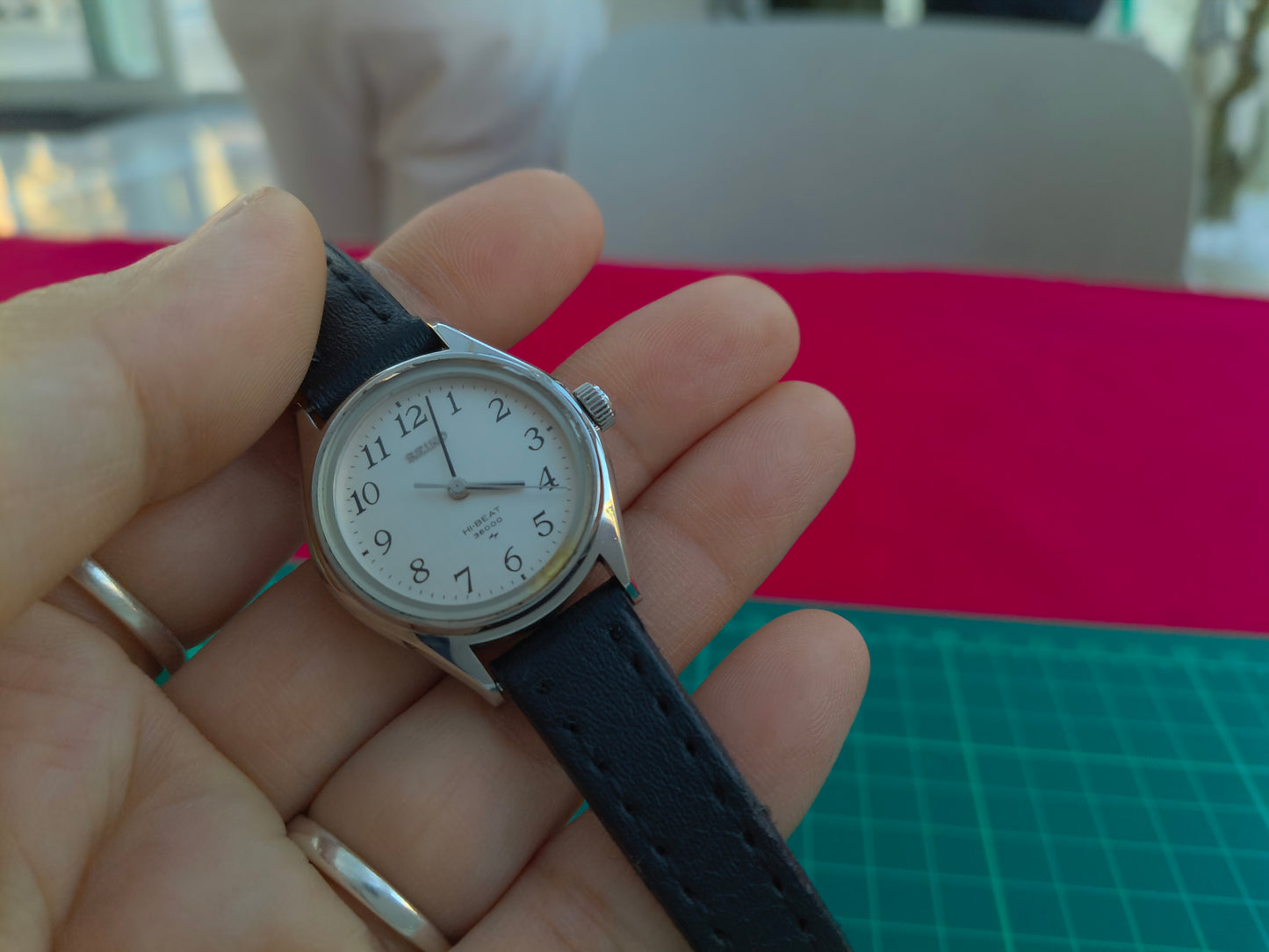 SEIKO HI BEAT SILVER HAND WIND JAPAN WATCH