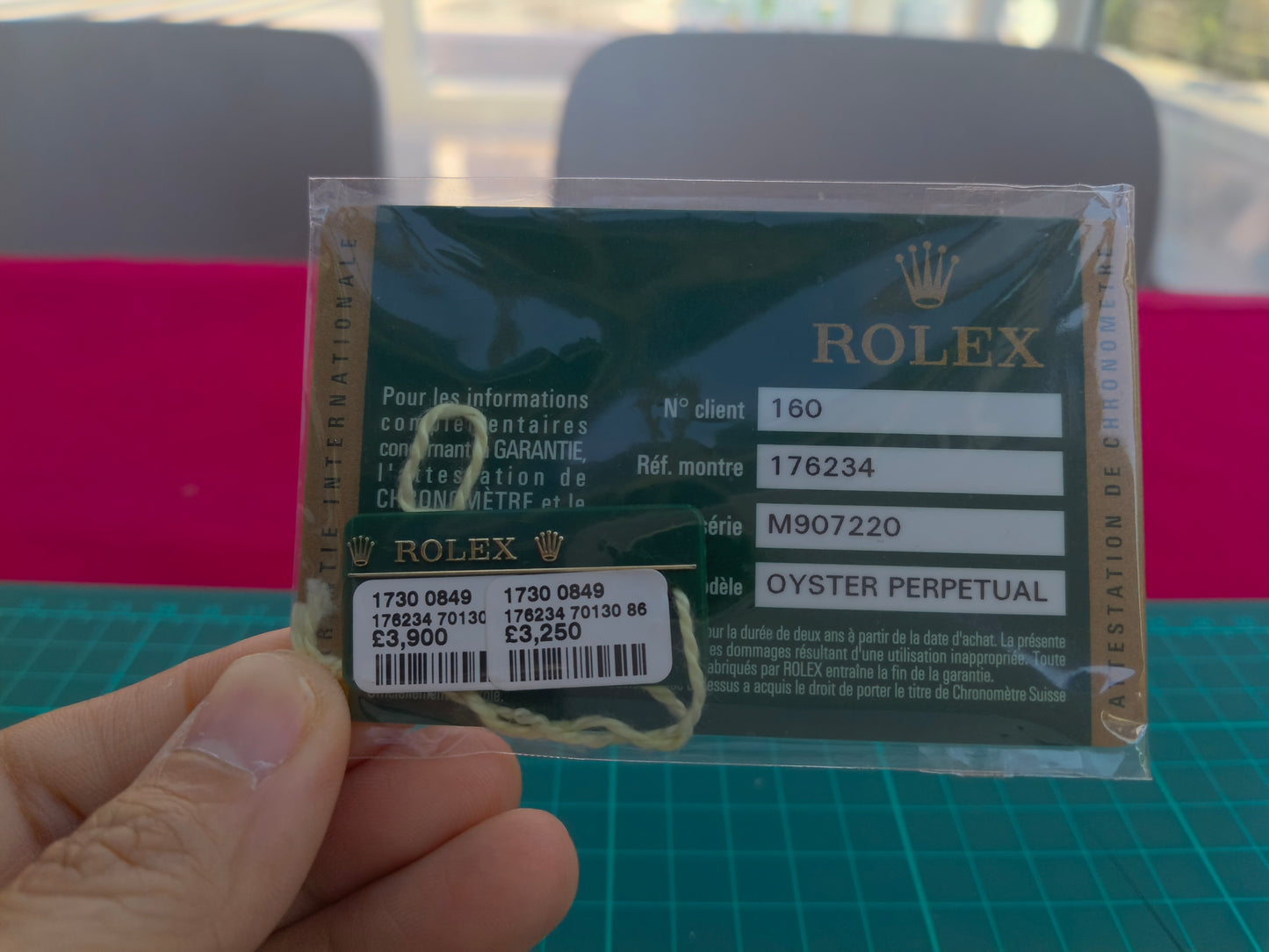 ROLEX OYSTER PERPETUAL REF 176234 AUTOMATIC SWISS LADIES WATCH