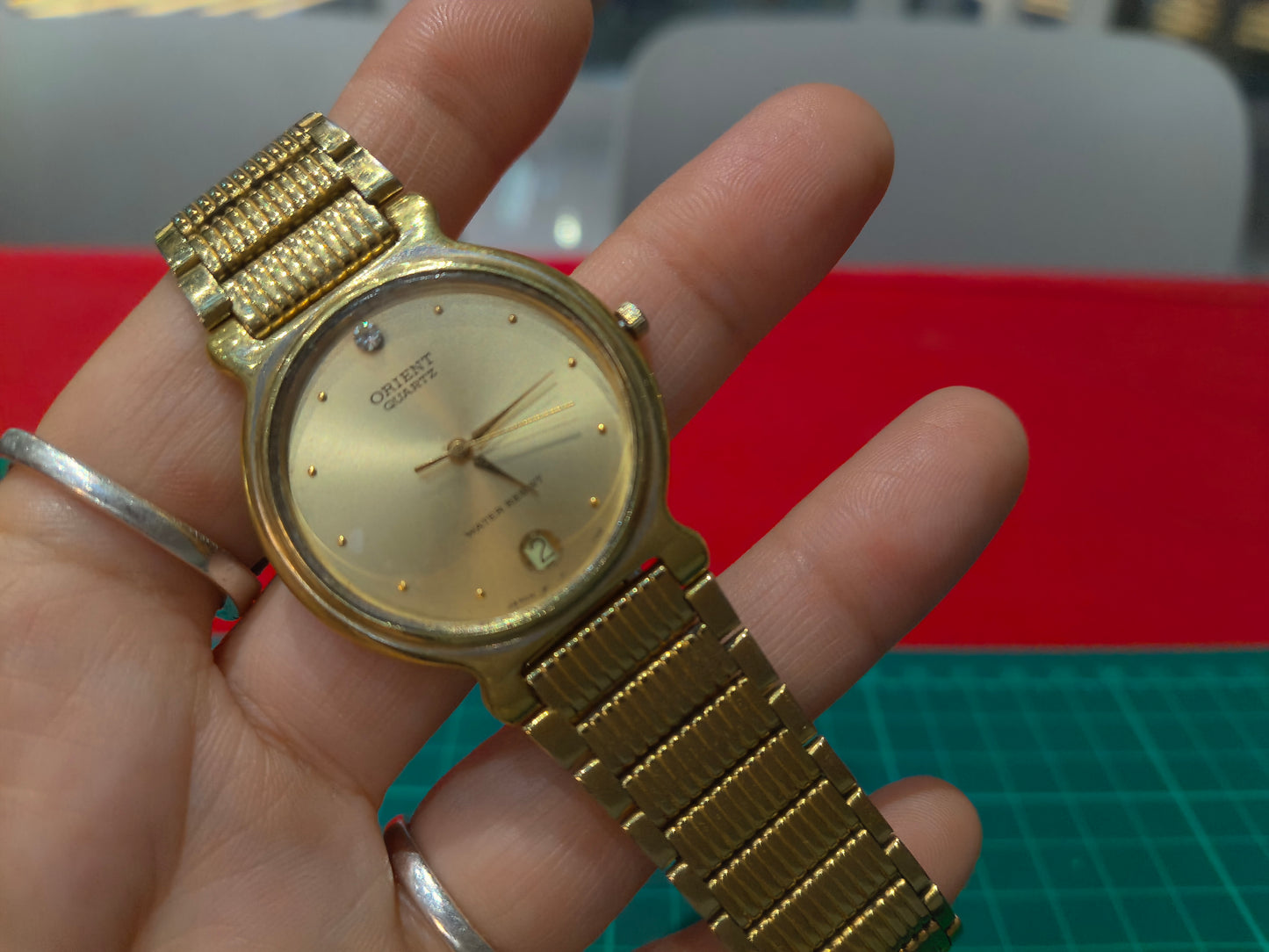 ORIENT QUARTZ YELLOW GOLD JAPAN