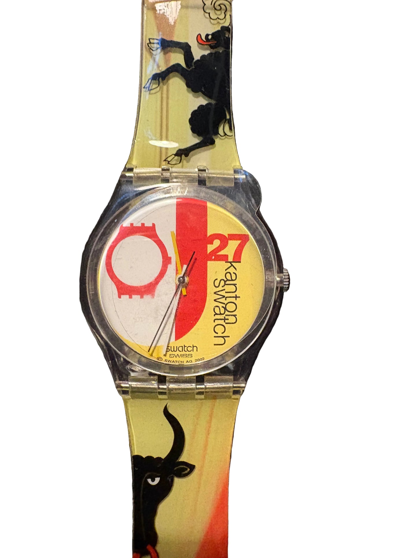 27 EME SPECIAL EDITION SWATCH CANTONE SWISS QUARTZ