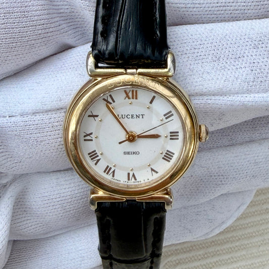 SEIKO LUCENT LADIES NEOVINTAGE 1990s QUARTZ JAPAN PREOWNED WATCH