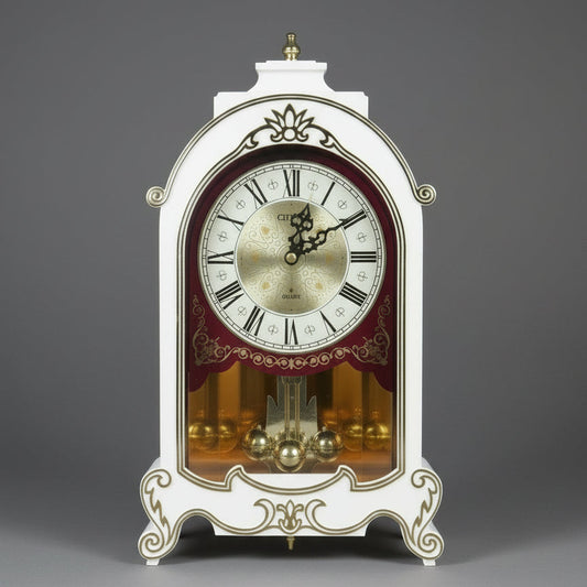 CITIZEN DESK CLOCK WITH MUSIC BOX QUARTZ JAPAN PRE-OWNED WATCH