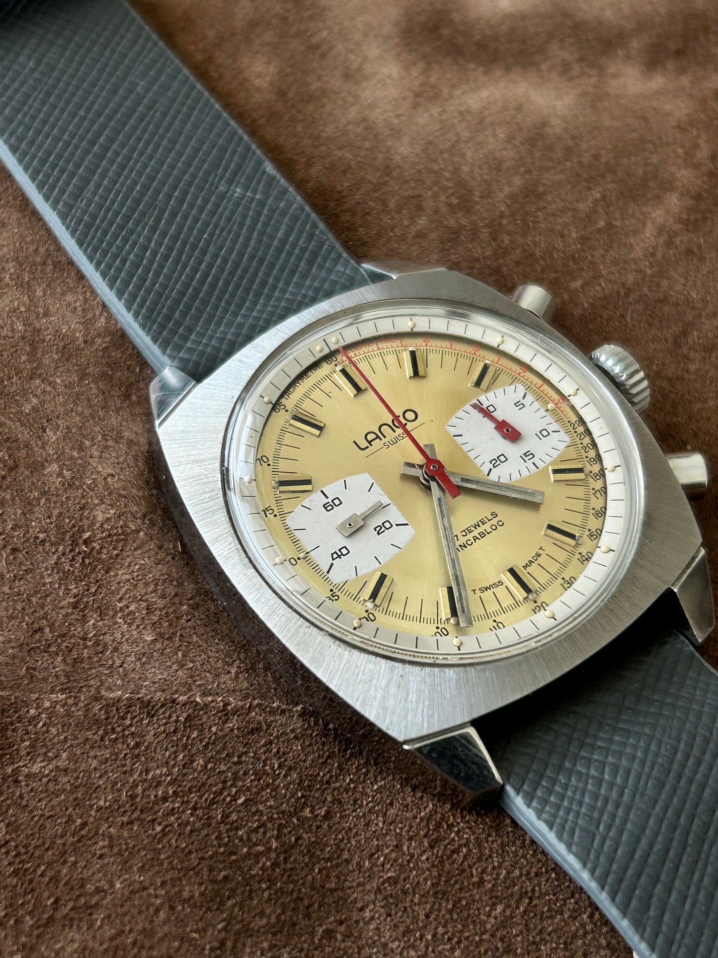 LANCO MANUAL WINDING CHRONOGRAPH VALJOUX 7733 SWISS