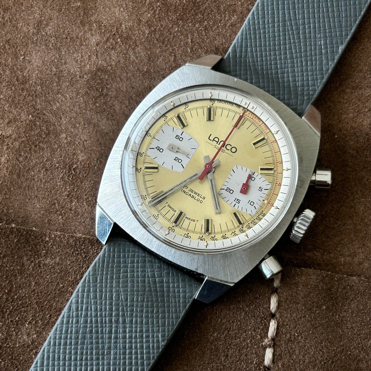 LANCO MANUAL WINDING CHRONOGRAPH VALJOUX 7733 SWISS