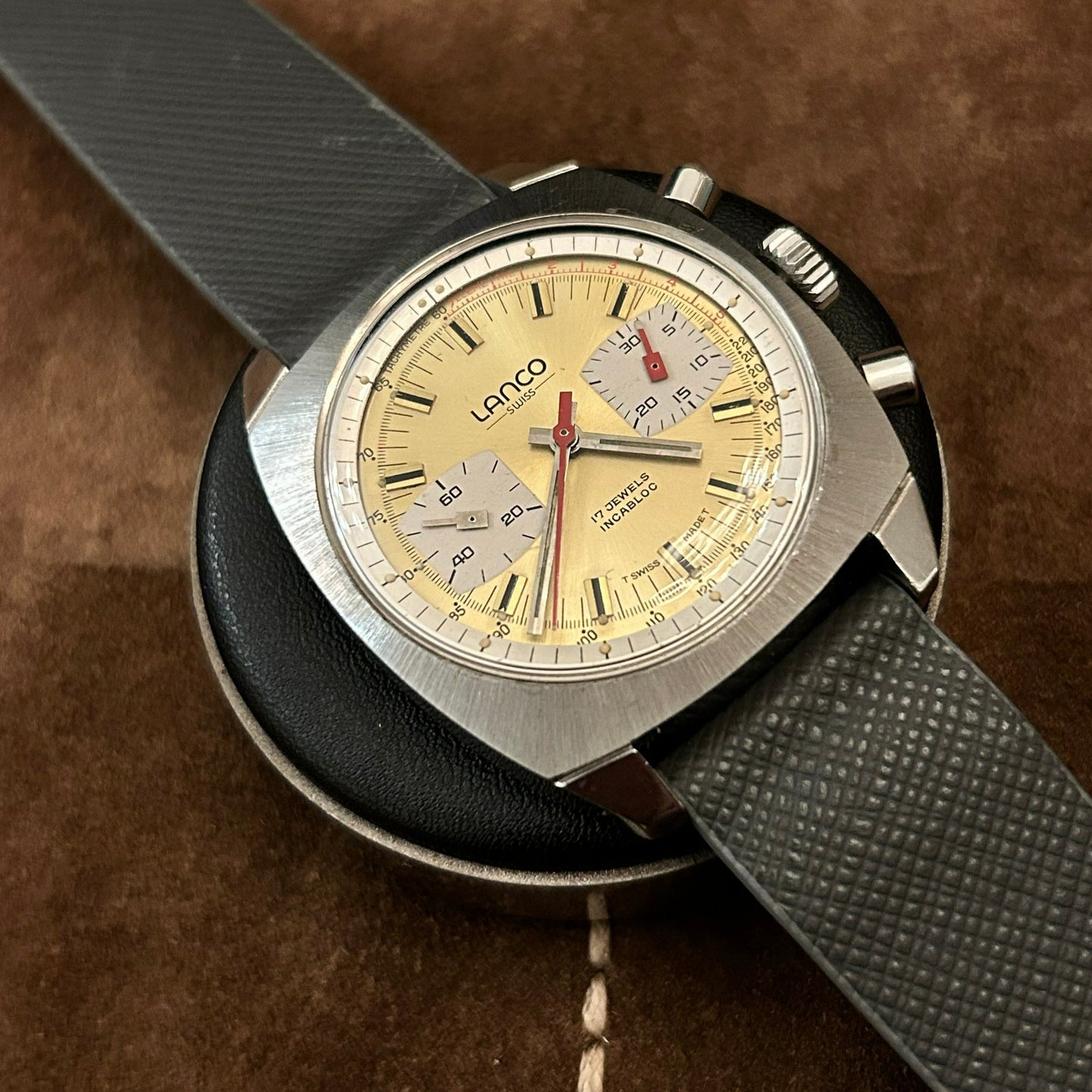 LANCO MANUAL WINDING CHRONOGRAPH VALJOUX 7733 SWISS