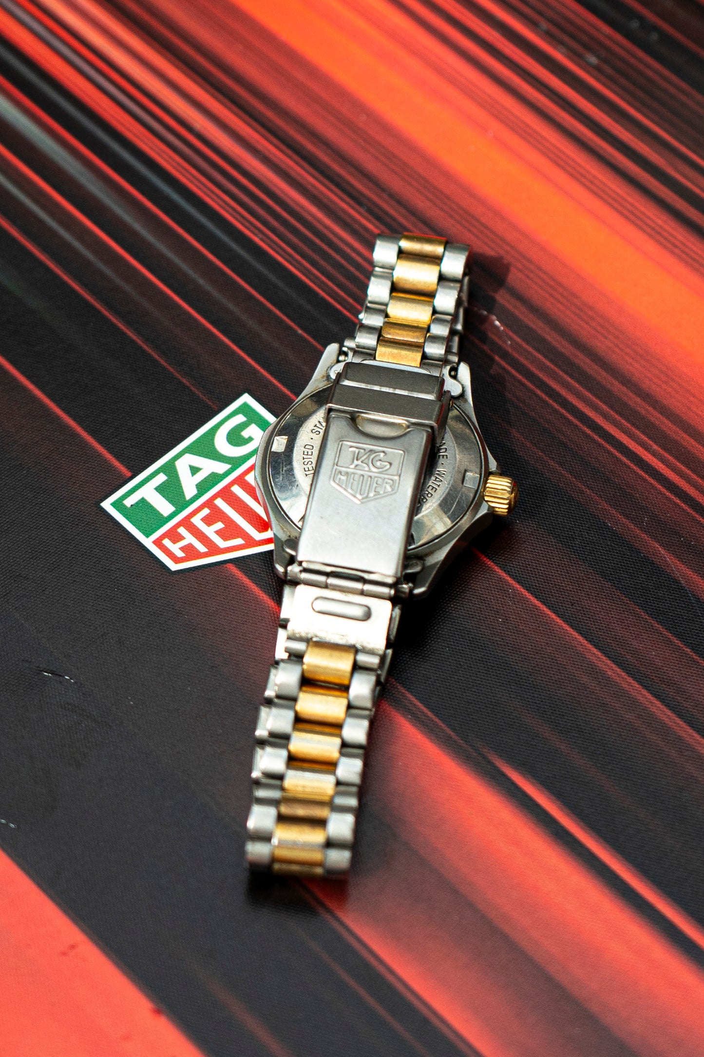 TAG HEUER 2000 TWO-TONE STEEL QUARTZ SWISS PRELOVED WATCH