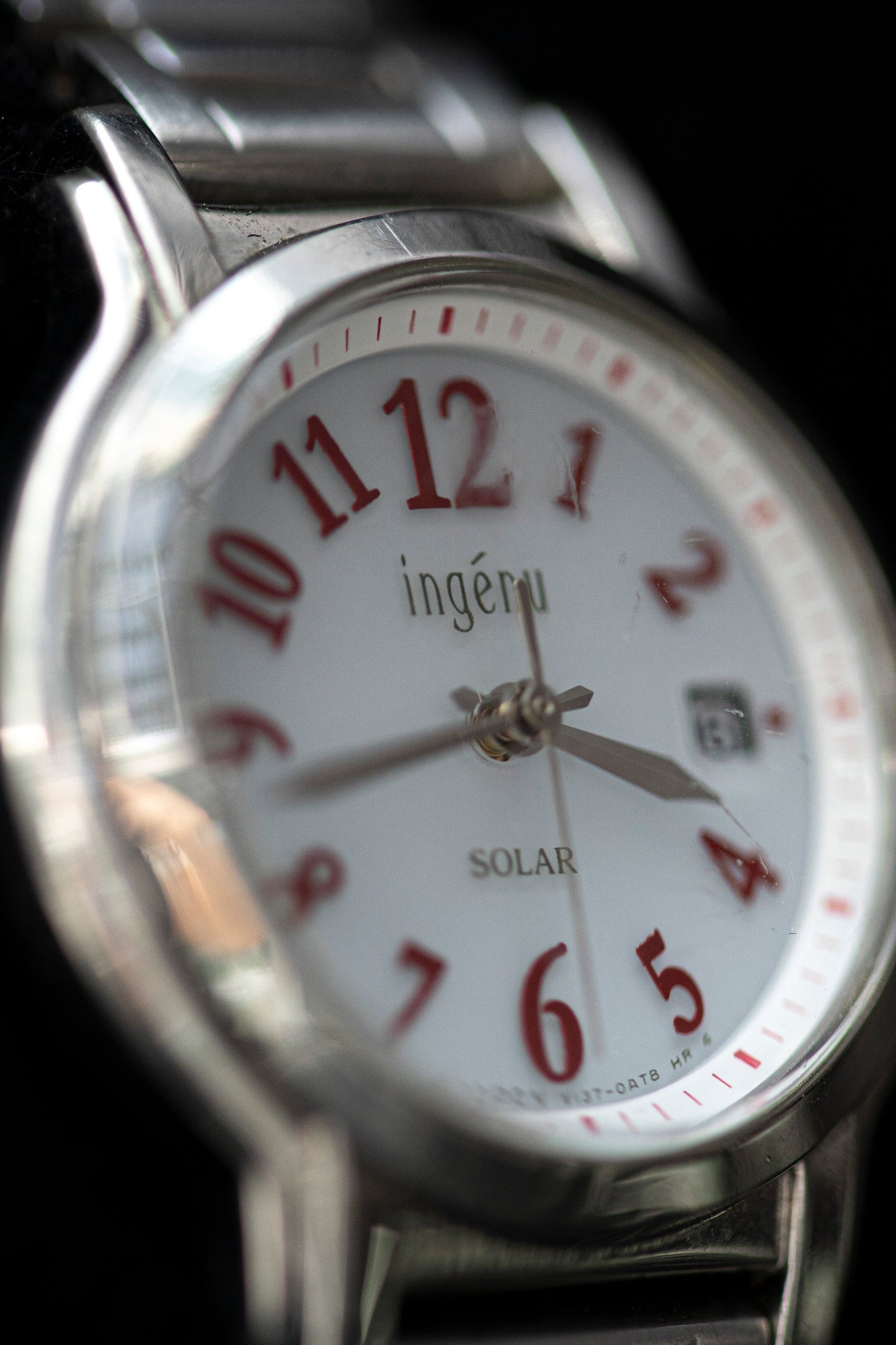 INGENU SOLAR STEEL JAPAN QUARTZ PRELOVED WATCH
