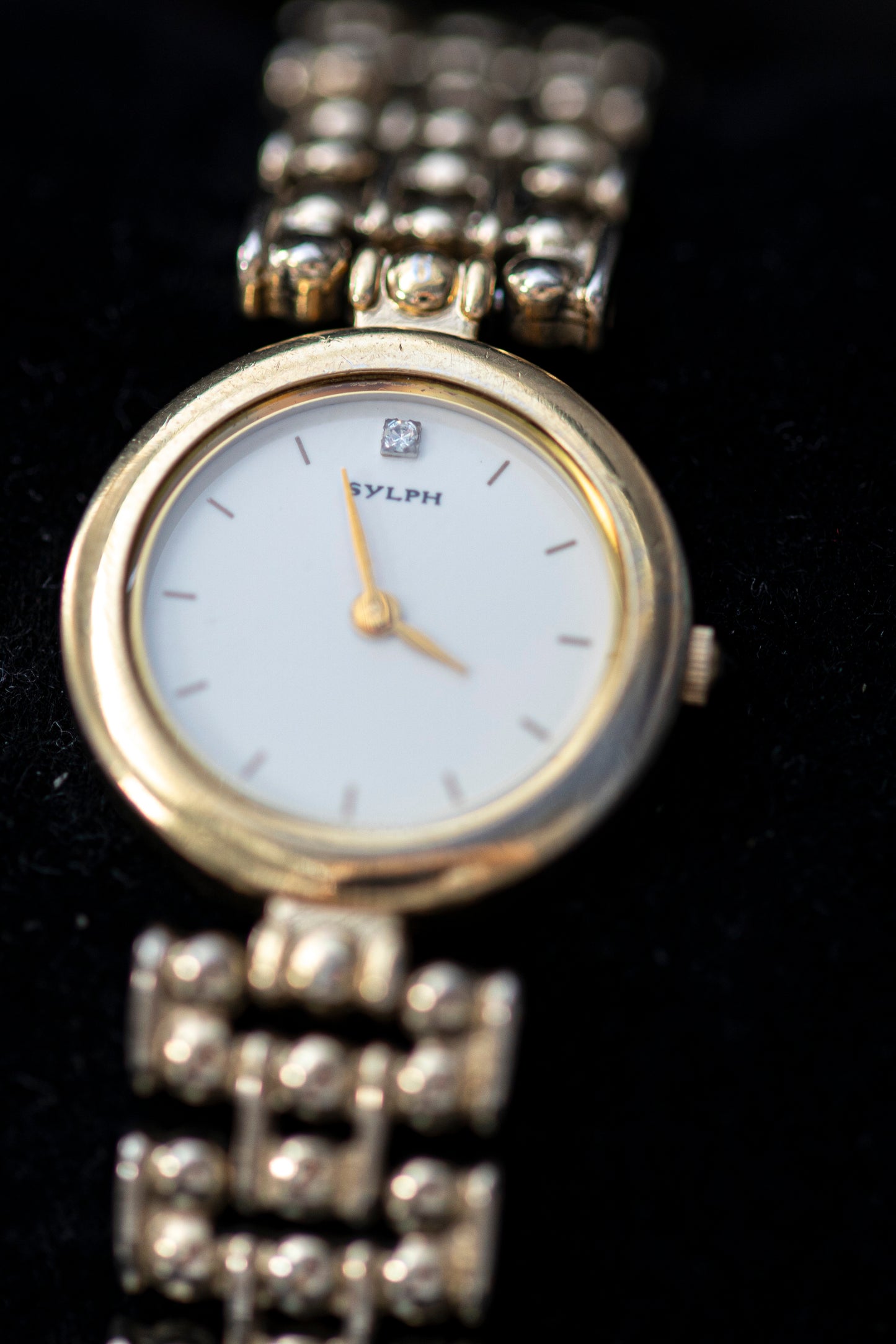 SYLPH GOLD PLATED JAPAN QUARTZ PRELOVED WATCH