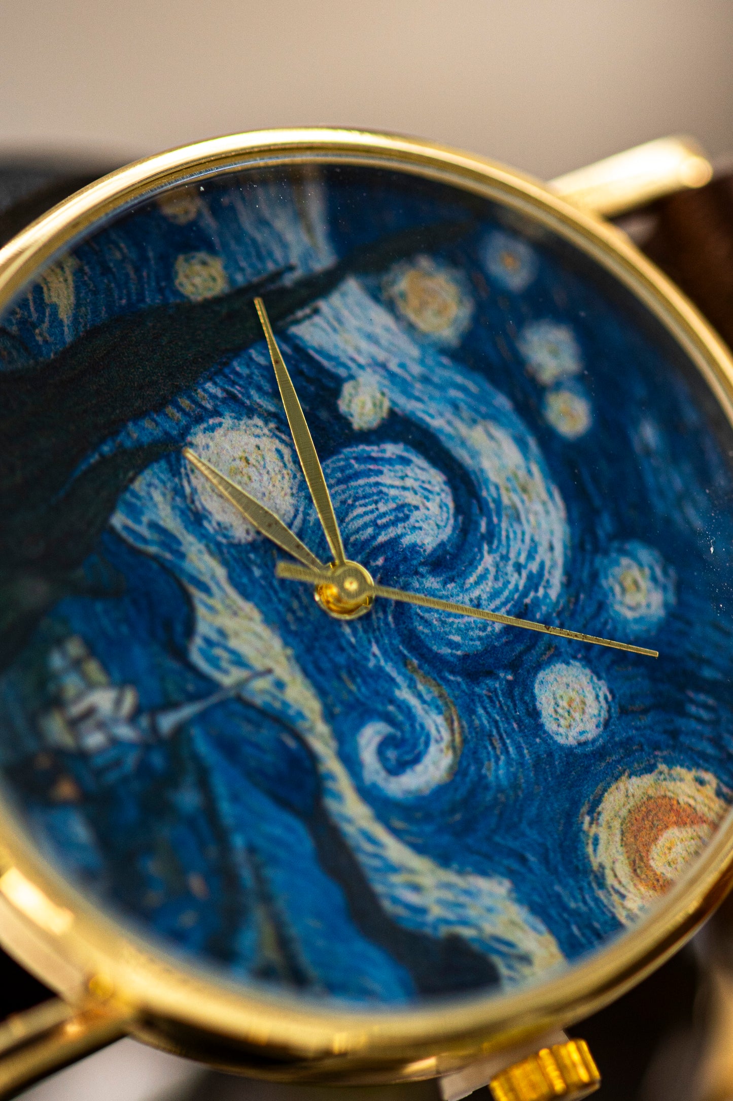 VAN GOGH ART FASHION WATCH BLACK STRAP