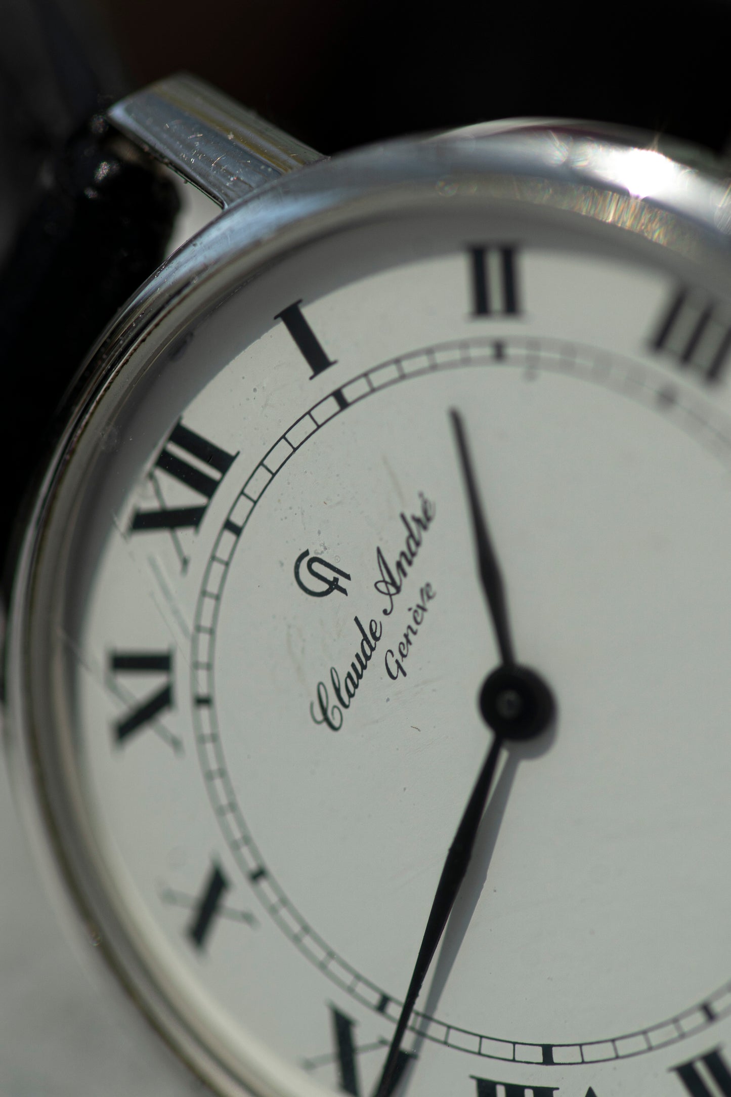 CLAUDE ANDRÉ STEEL SWISS QUARTZ PRELOVED WATCH