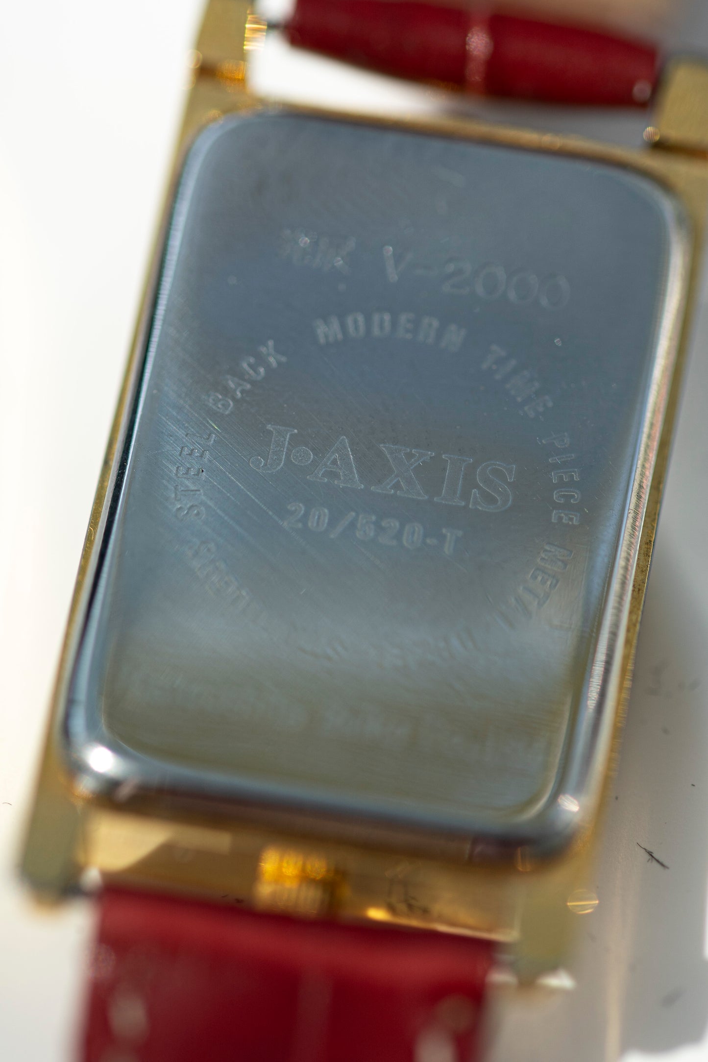 J-AXIS GOLD PLATED JAPAN QUARTZ PRELOVED WATCH
