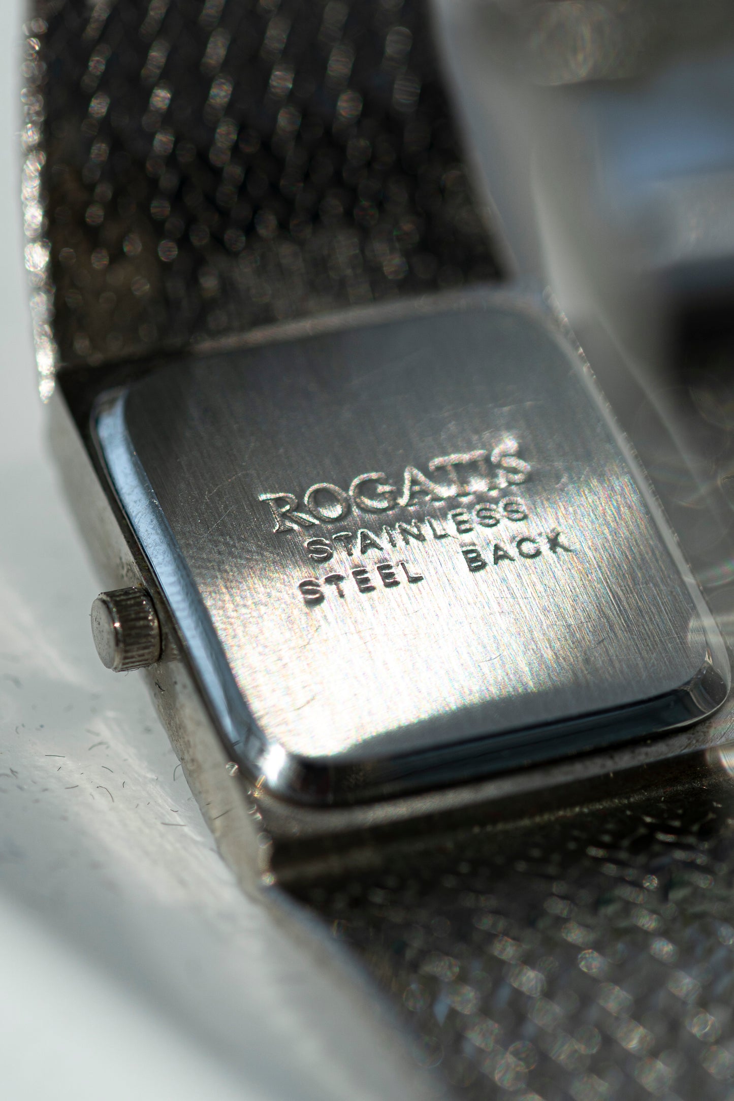 ROGATIS STEEL QUARTZ PRELOVED WATCH