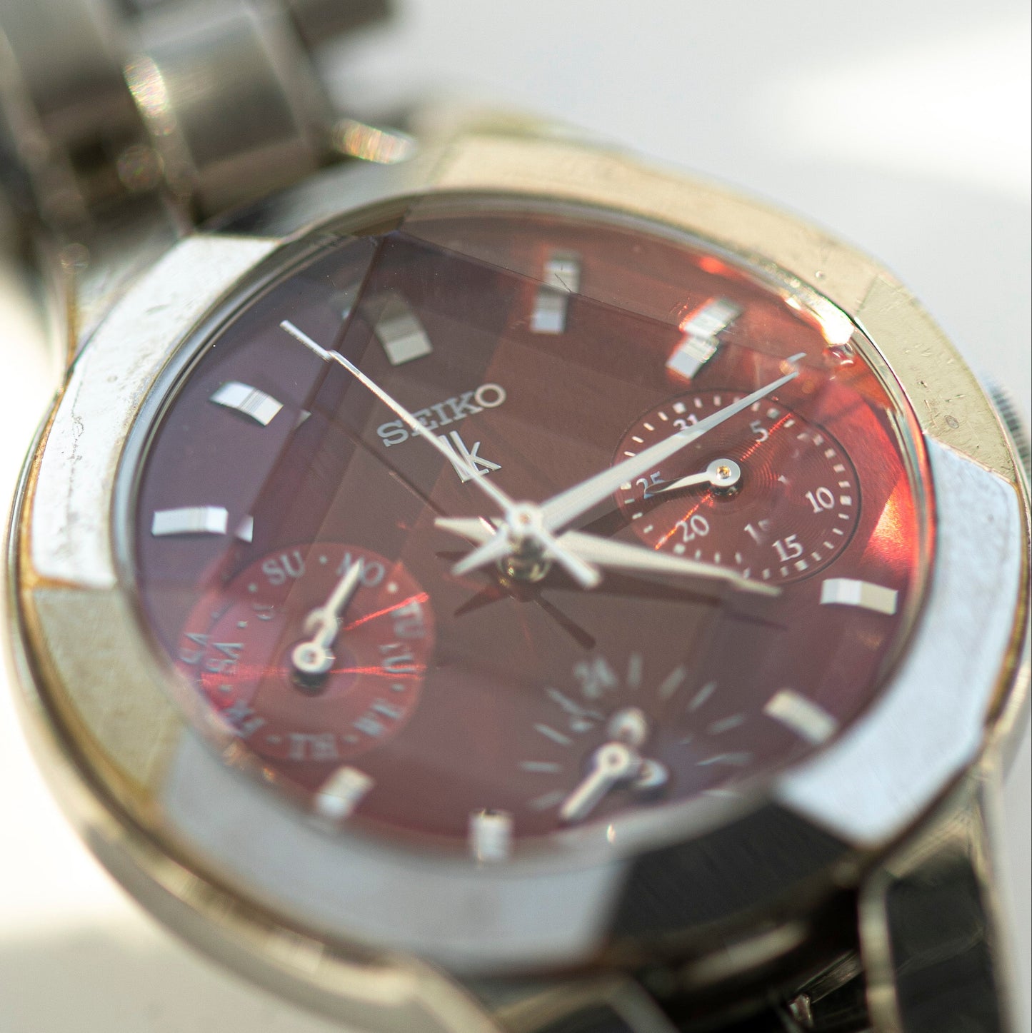 SEIKO TWO-TONE STEEL QUARTZ JAPAN PRELOVED WATCH