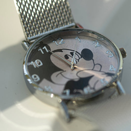MICKEY MOUSE STEEL QUARTZ BRAND NEW FASHION WATCH