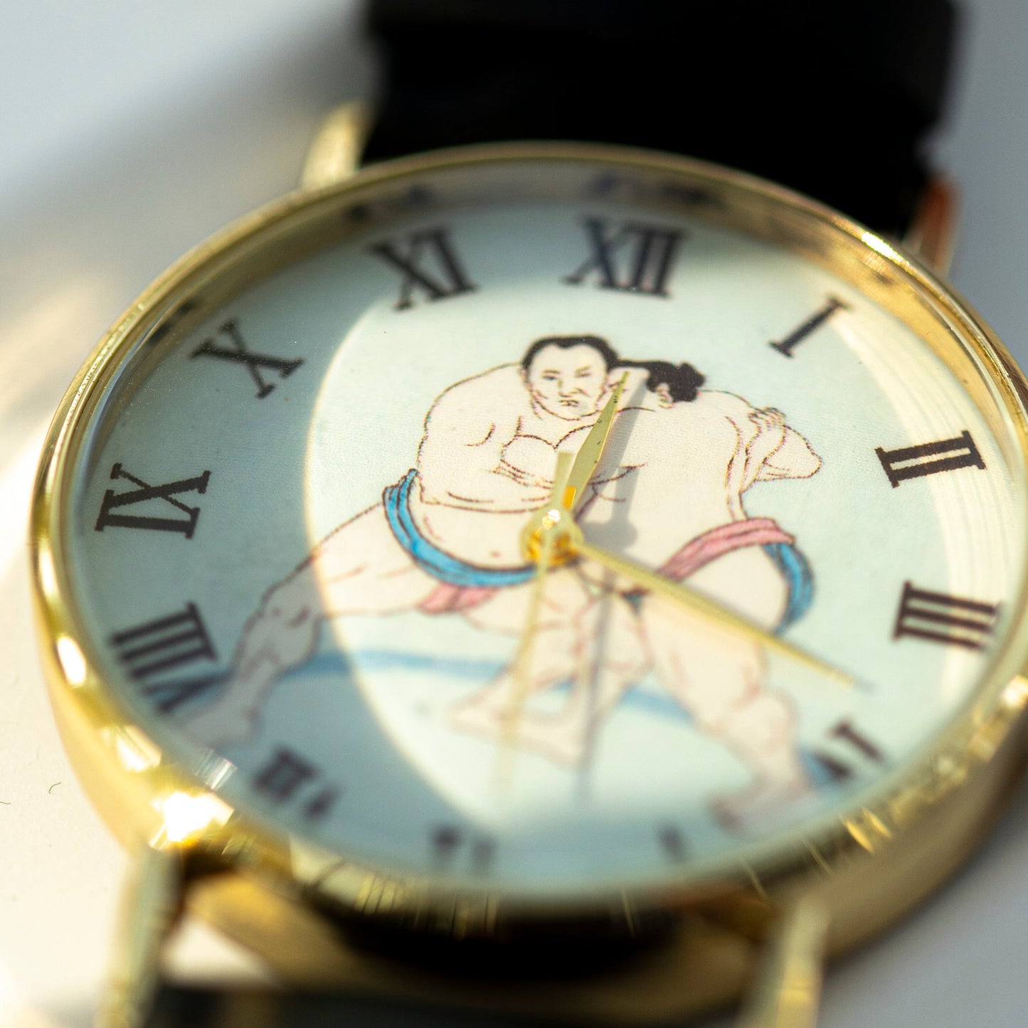 SUMO ART GOLD PLATED QUARTZ PRELOVED WATCH