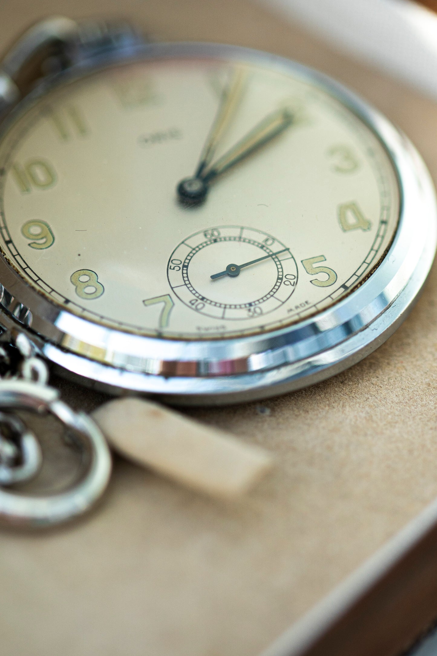 ORIS STEEL MANUAL SWISS PRELOVED POCKET WATCH