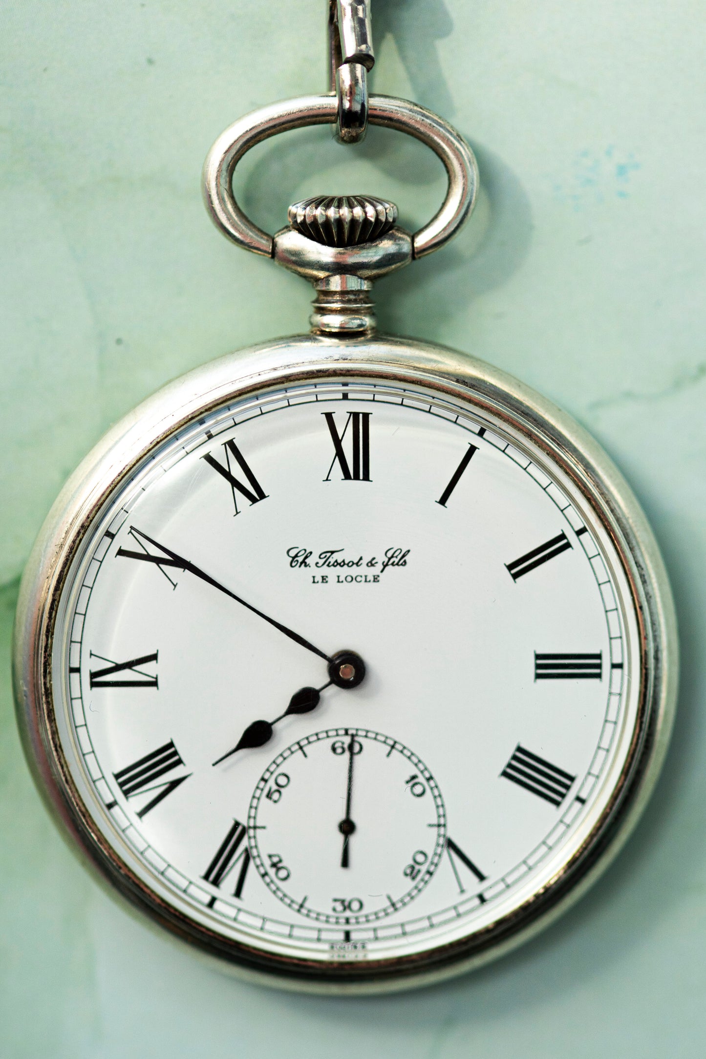 CH. TISSOT & FILS LE LOCLE POCKET WATCH MANUAL SWISS PRELOVED WATCH