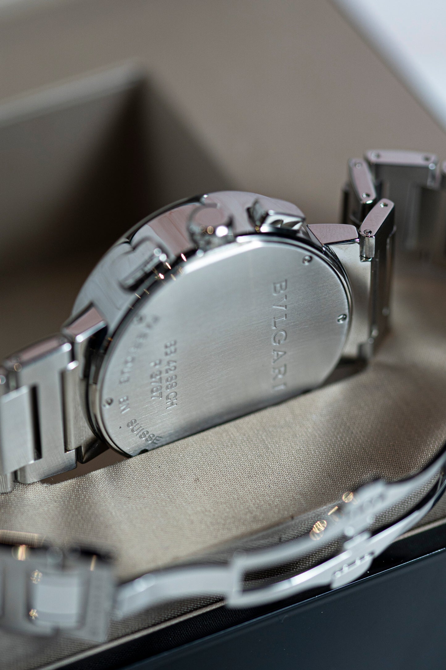 BVLGARI BB42SSCH CHRONOGRAPH AUTOMATIC SWISS PRELOVED FULL-SET WATCH