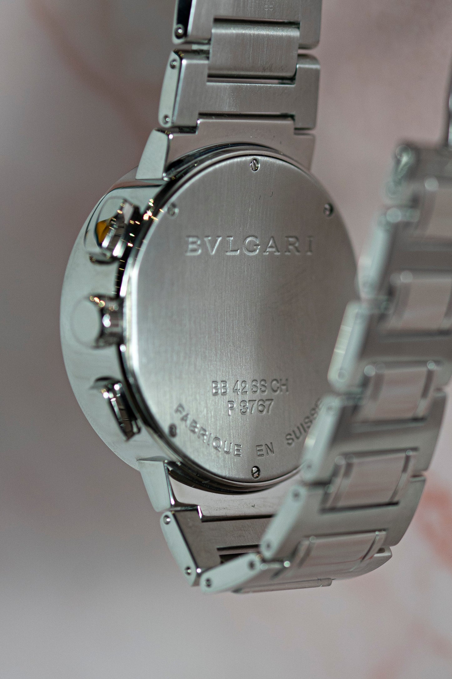 BVLGARI BB42SSCH CHRONOGRAPH AUTOMATIC SWISS PRELOVED FULL-SET WATCH