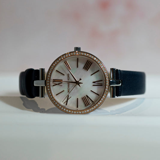 MICHAEL KORS ROSE GOLD STEEL QUARTZ PRELOVED WATCH JAPAN