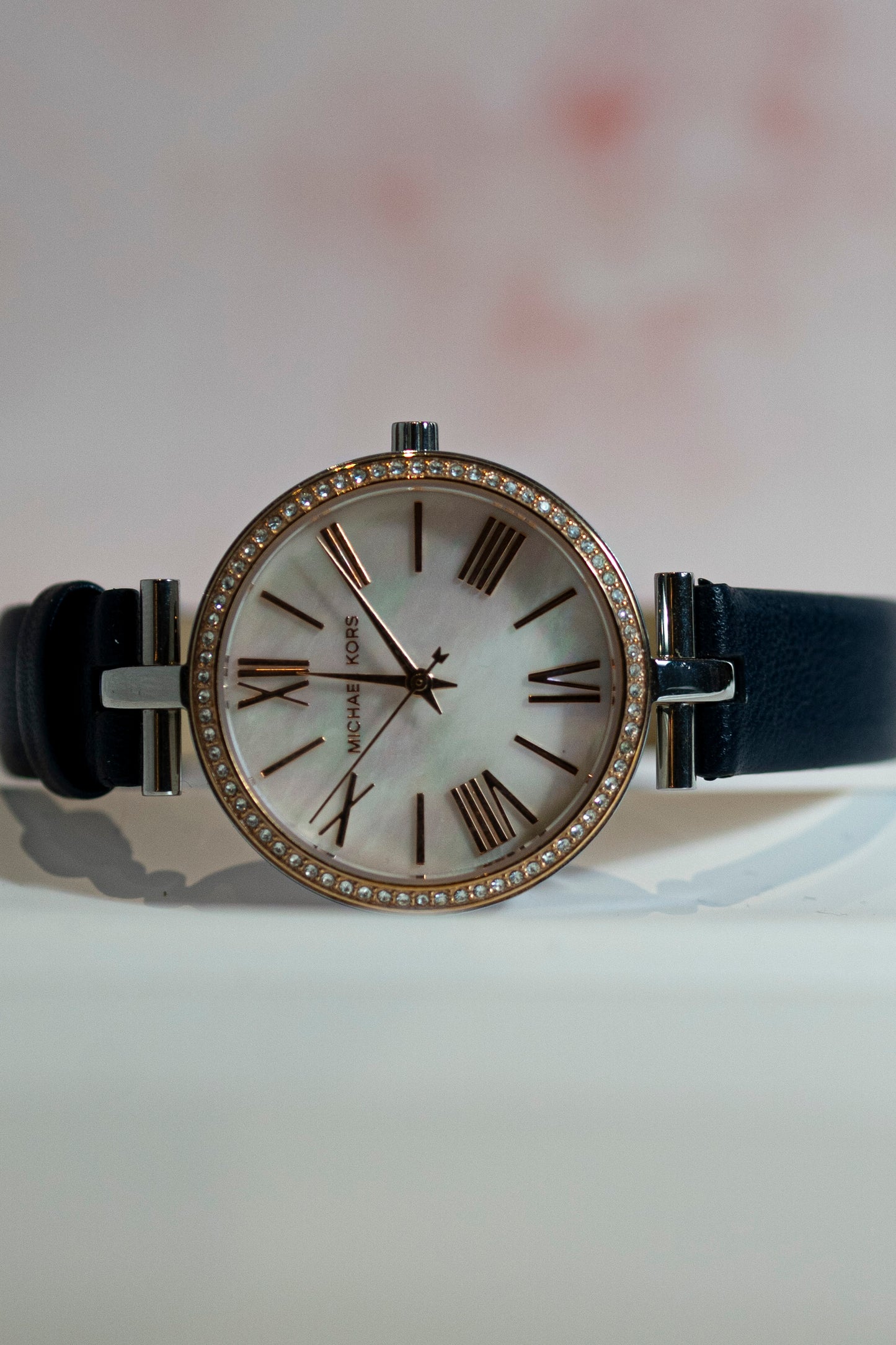 MICHAEL KORS ROSE GOLD STEEL QUARTZ PRELOVED WATCH JAPAN