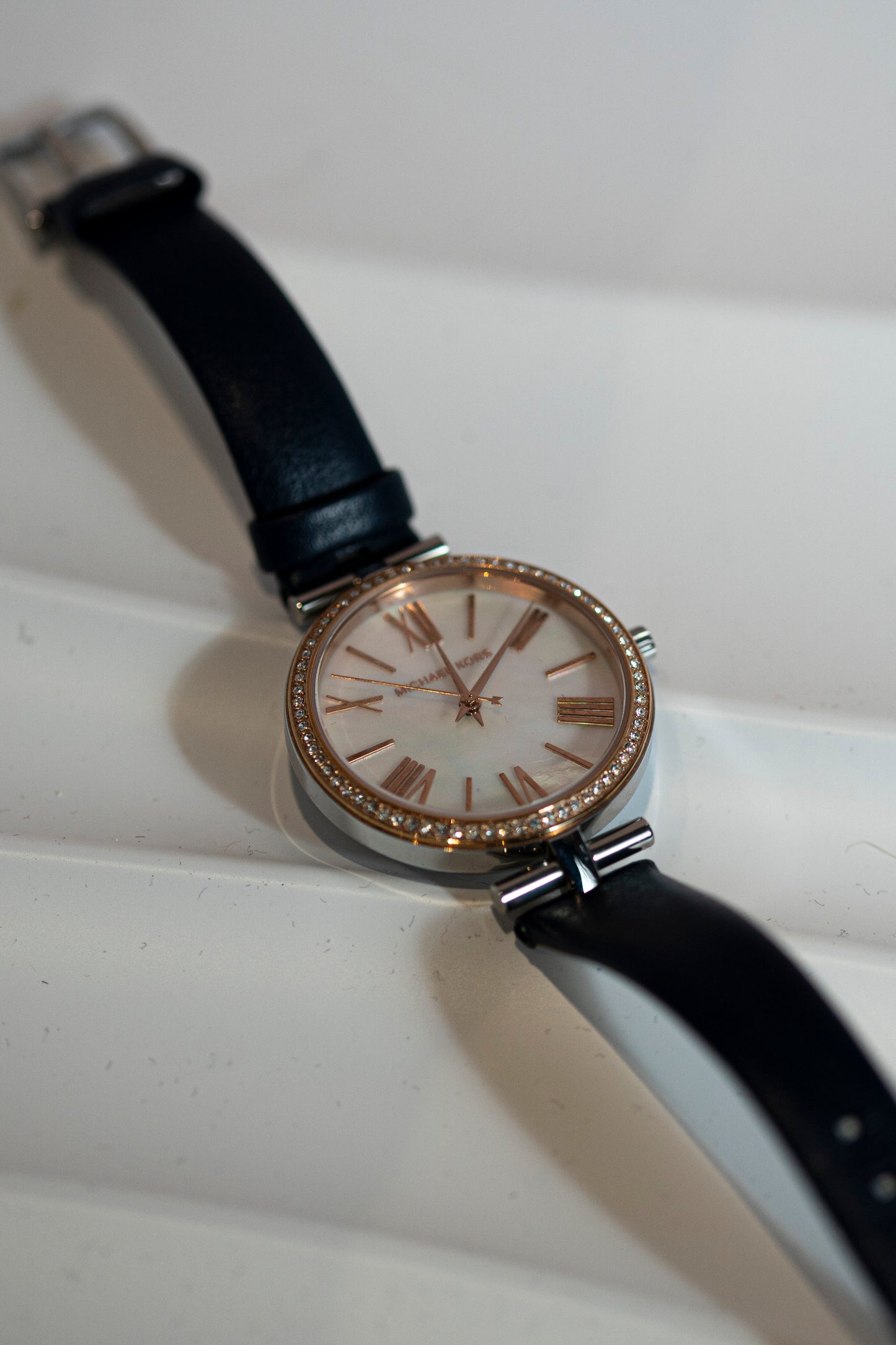 MICHAEL KORS ROSE GOLD STEEL QUARTZ PRELOVED WATCH JAPAN