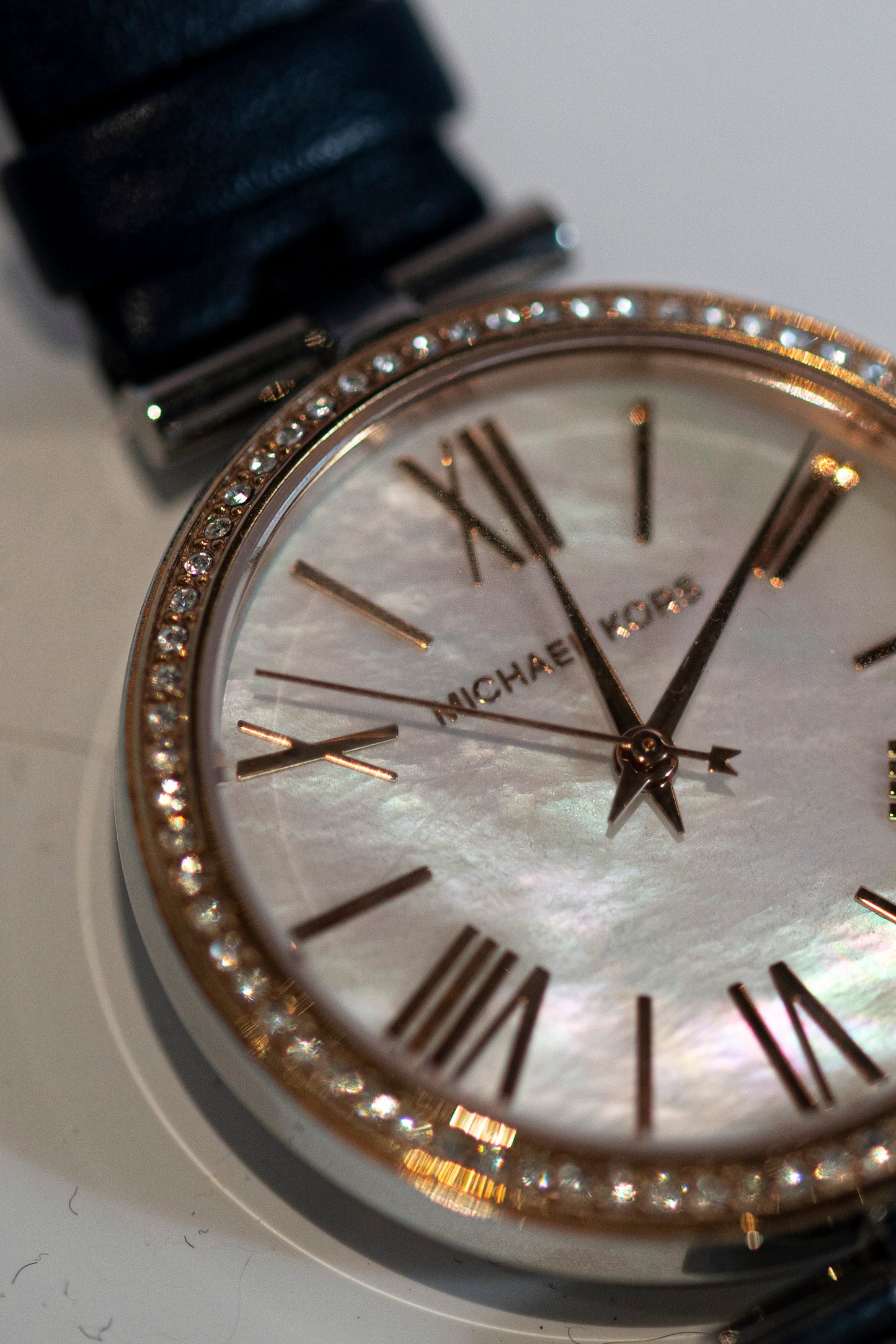 MICHAEL KORS ROSE GOLD STEEL QUARTZ PRELOVED WATCH JAPAN
