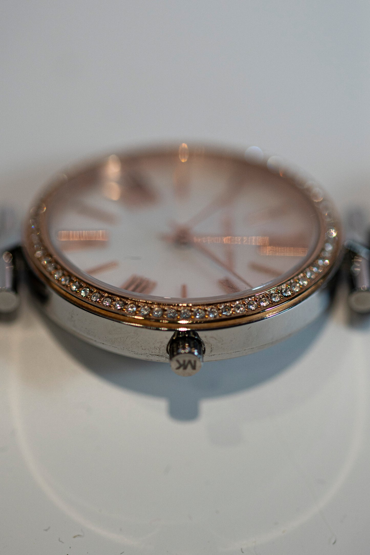 MICHAEL KORS ROSE GOLD STEEL QUARTZ PRELOVED WATCH JAPAN