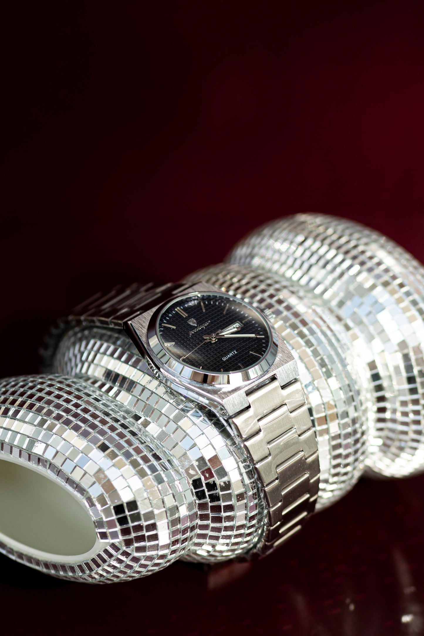 WINNER STEEL QUARTZ FASHION WATCH CHINESE