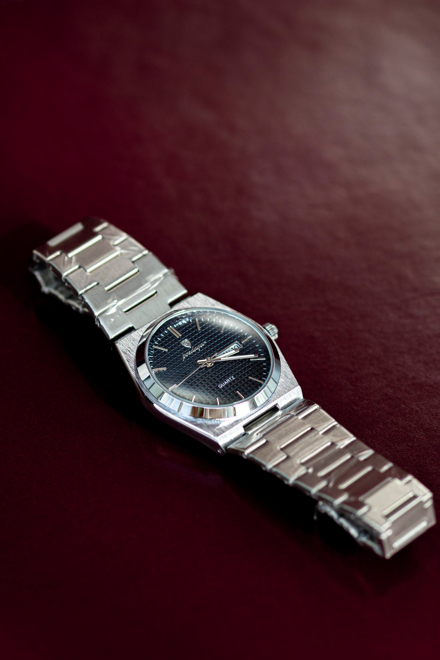 WINNER STEEL QUARTZ FASHION WATCH CHINESE