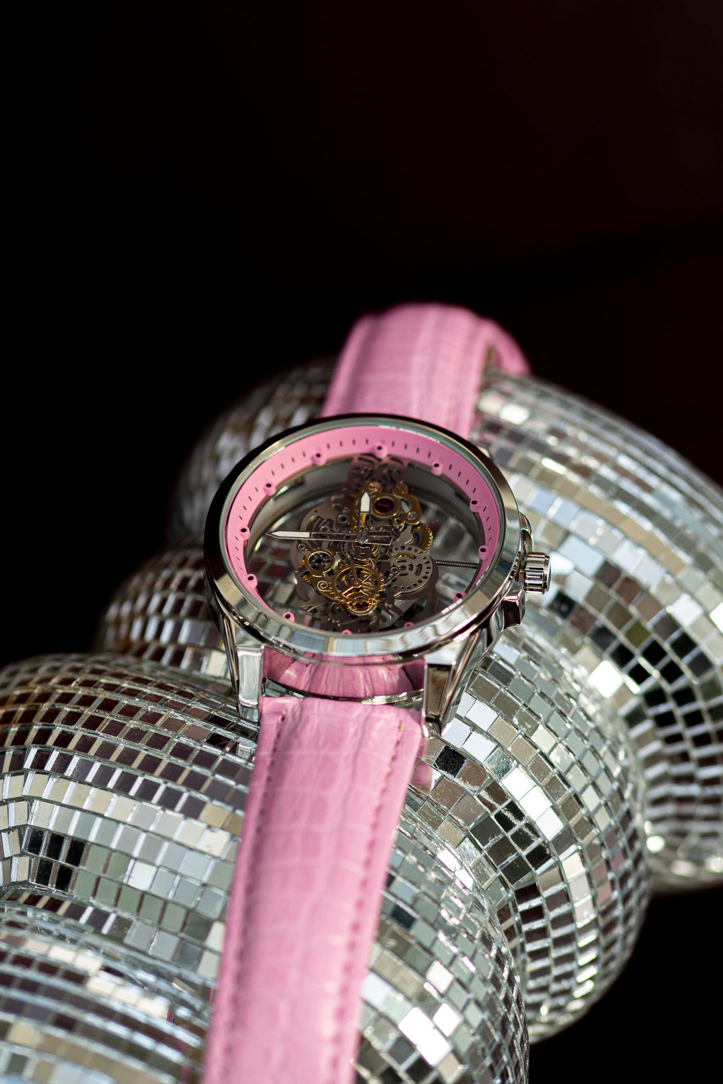 SKELETON STEEL MANUAL FASHION WATCH QUARTZ CHINESE
